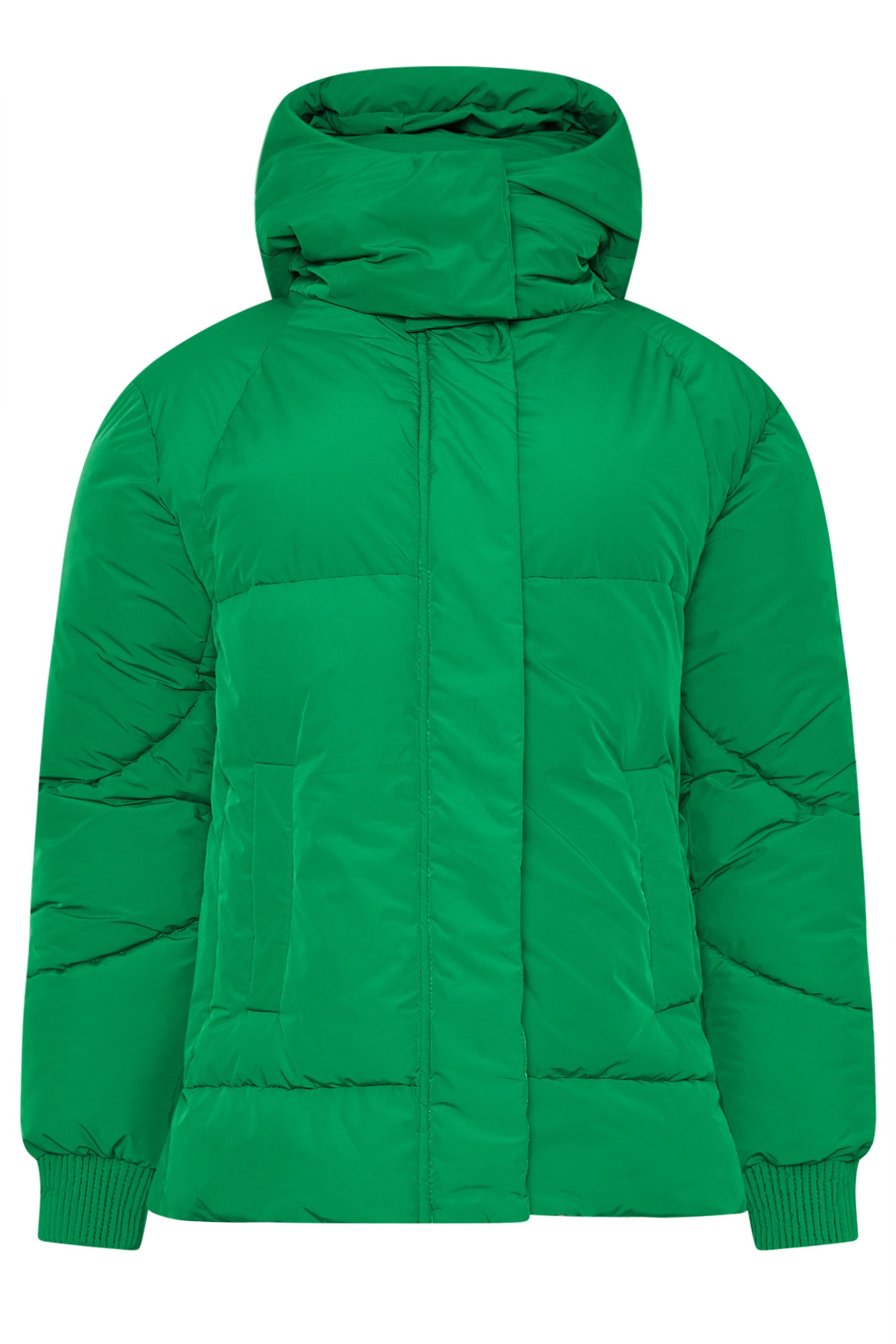 LTS Tall Green Oversized Padded Coat | Long Tall Sally 6