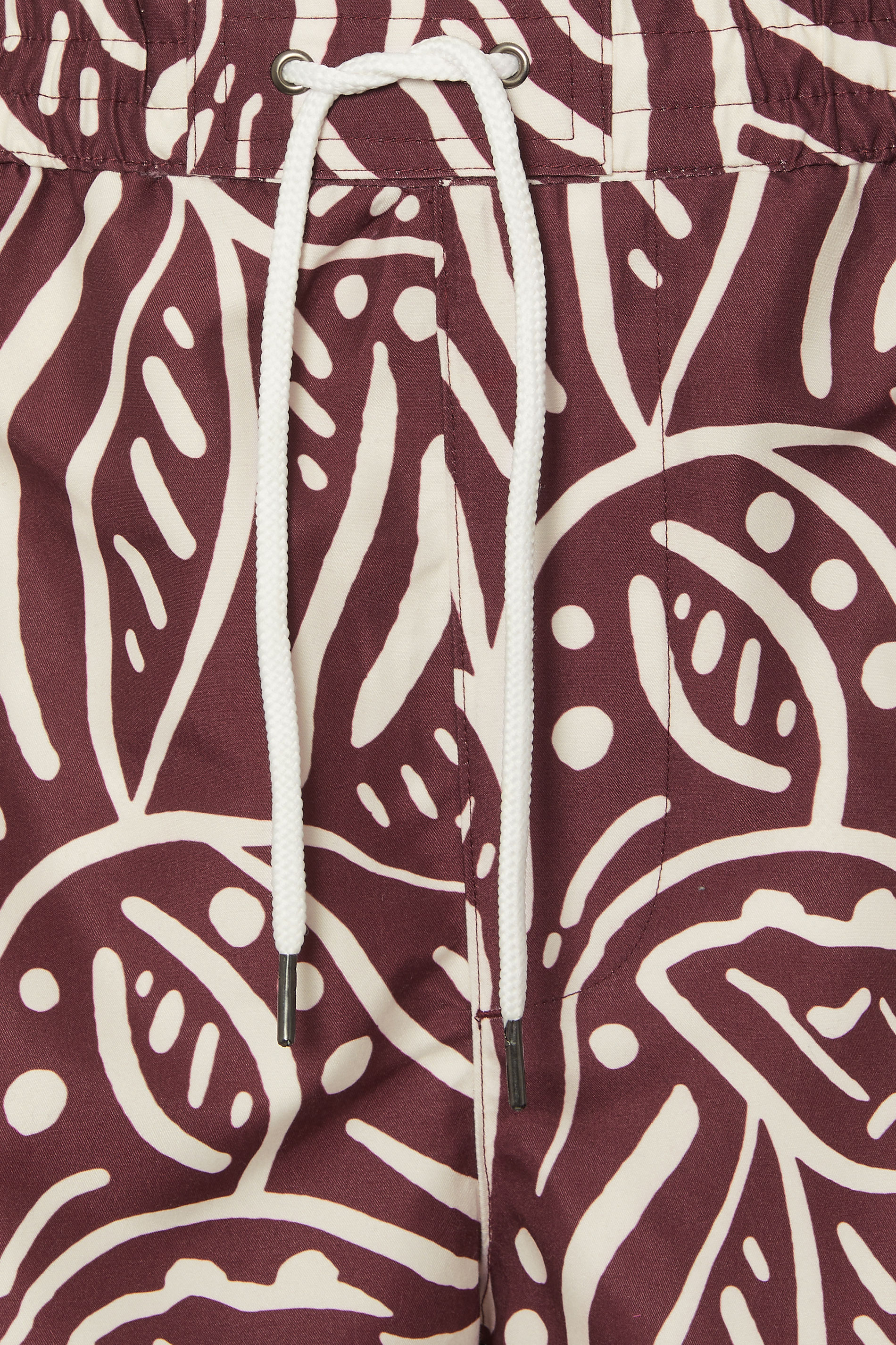 BadRhino Big & Tall Burgundy Red Abstract Print Swim Shorts | BadRhino 8