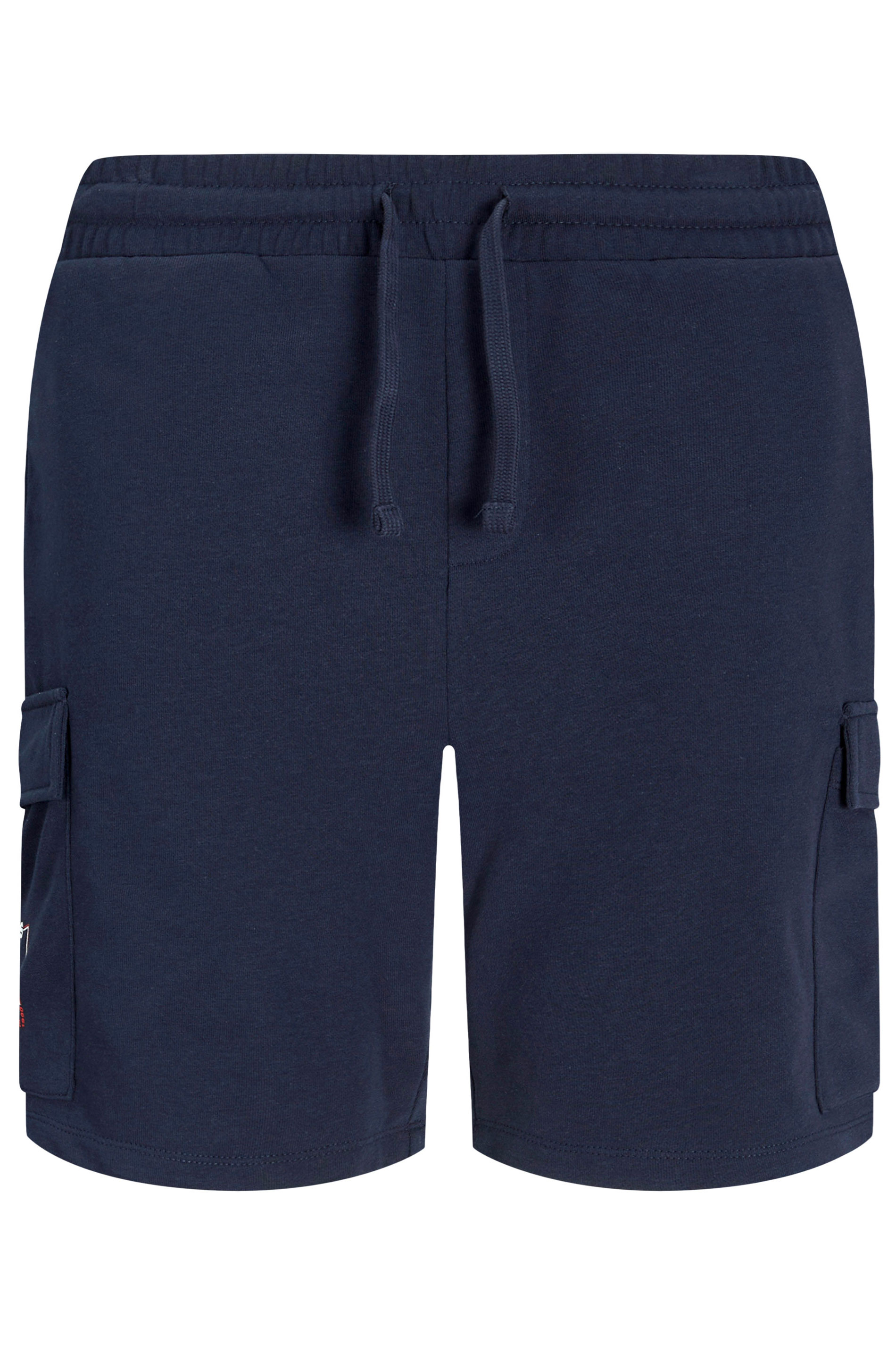 JACK & JONES Big & Tall Navy Blue 'Verner' T-Shirt & Short Set | BadRhino 5