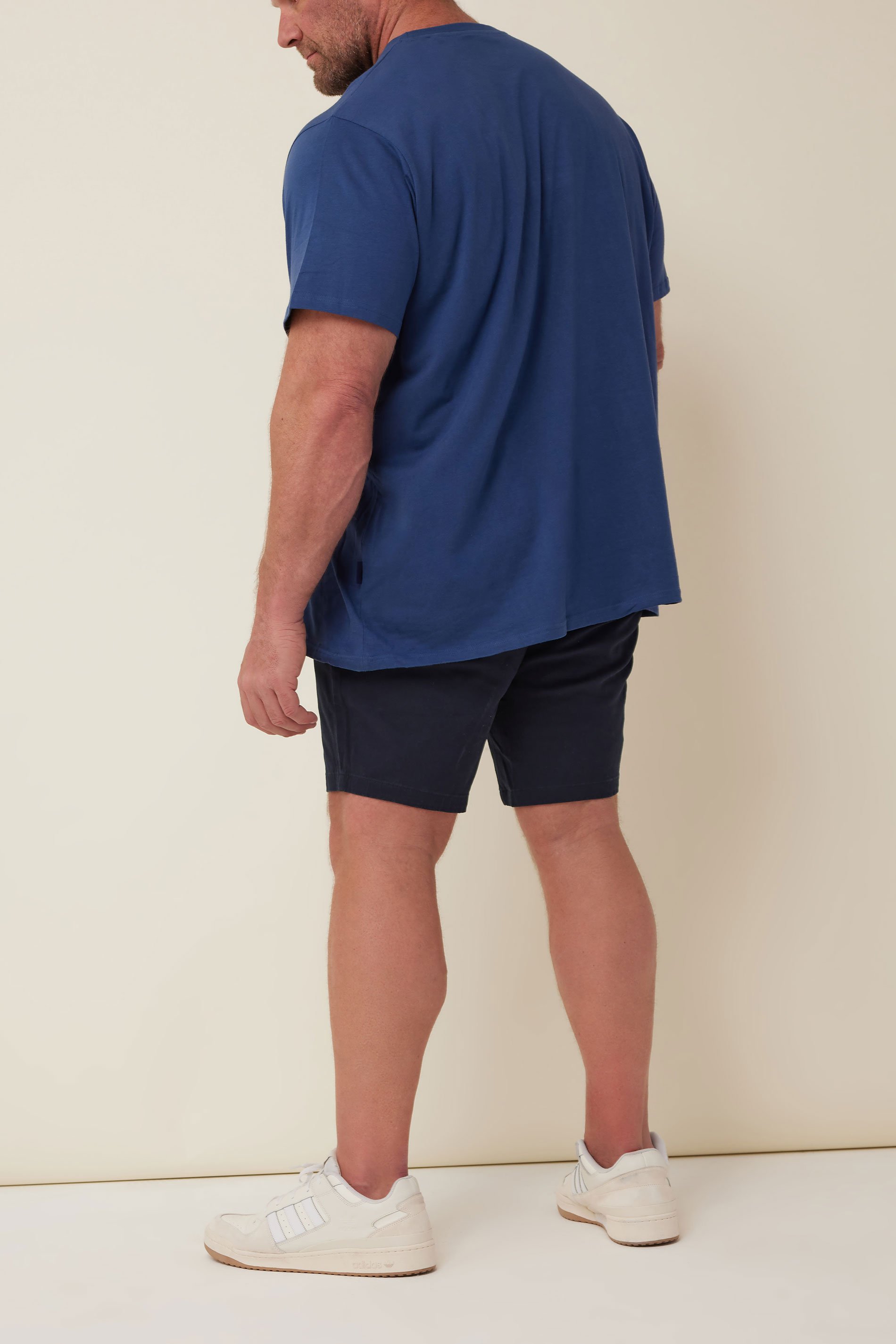 BadRhino Navy Blue Stretch Chino Shorts | BadRhino 3