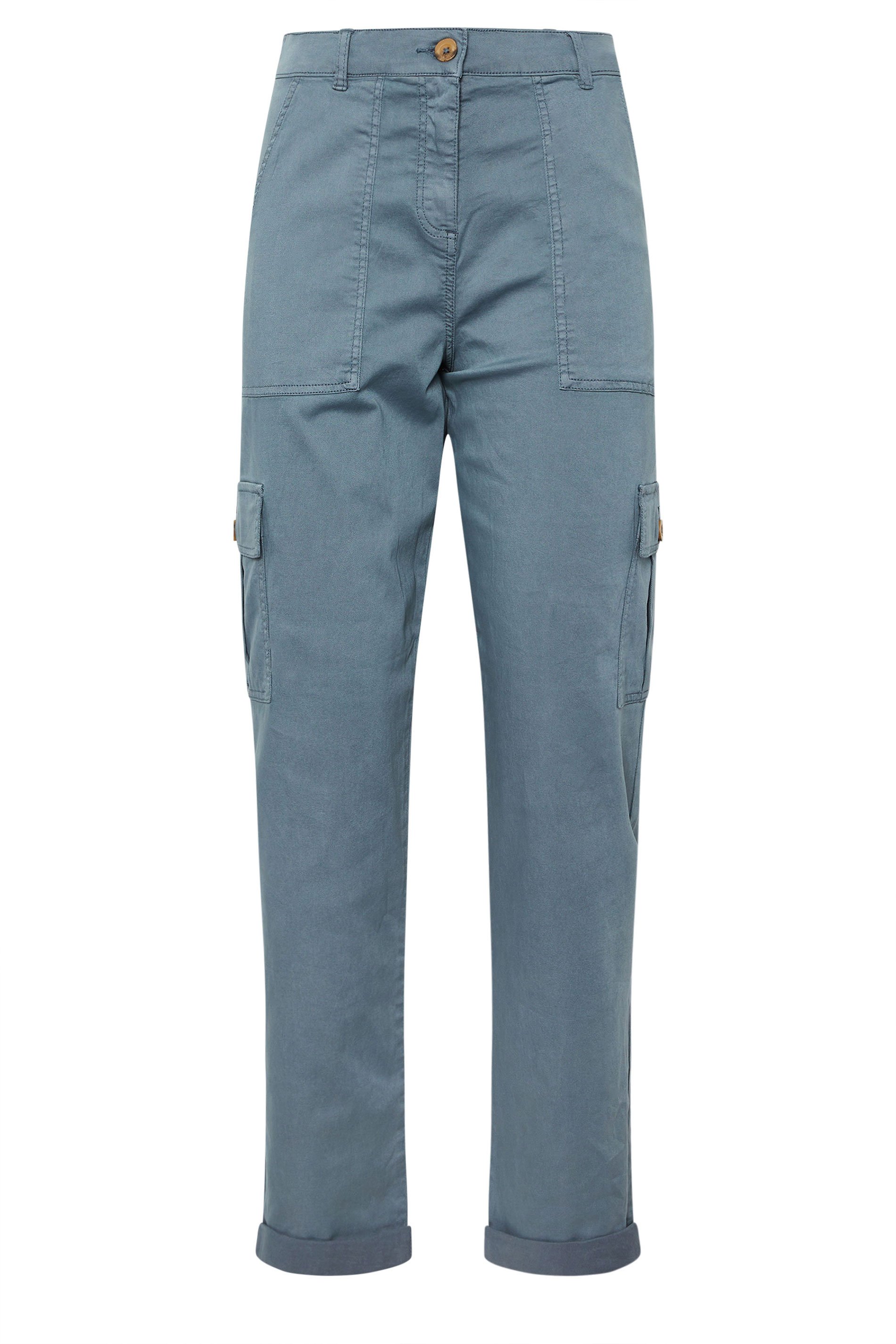LTS MADE FOR GOOD Tall Blue Cargo Chino Jeans | Long Tall Sally 8