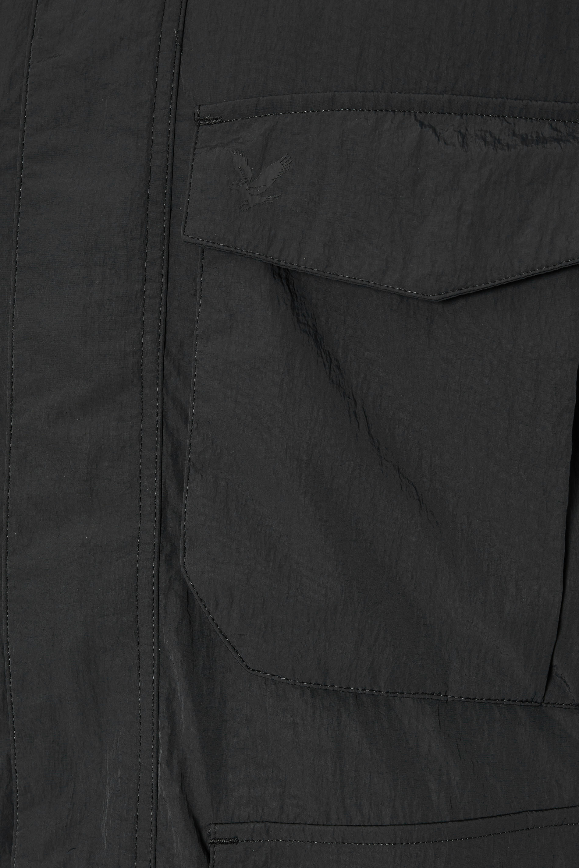 LYLE & SCOTT Big & Tall Black Tactical Parka Coat | BadRhino 5