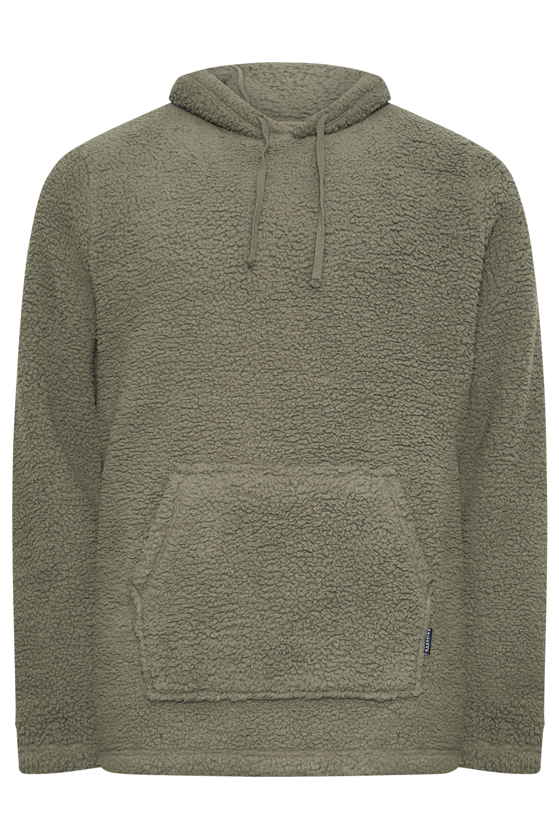 BadRhino Big & Tall Natural Brown Borg Lounge Hoodie | BadRhino 4