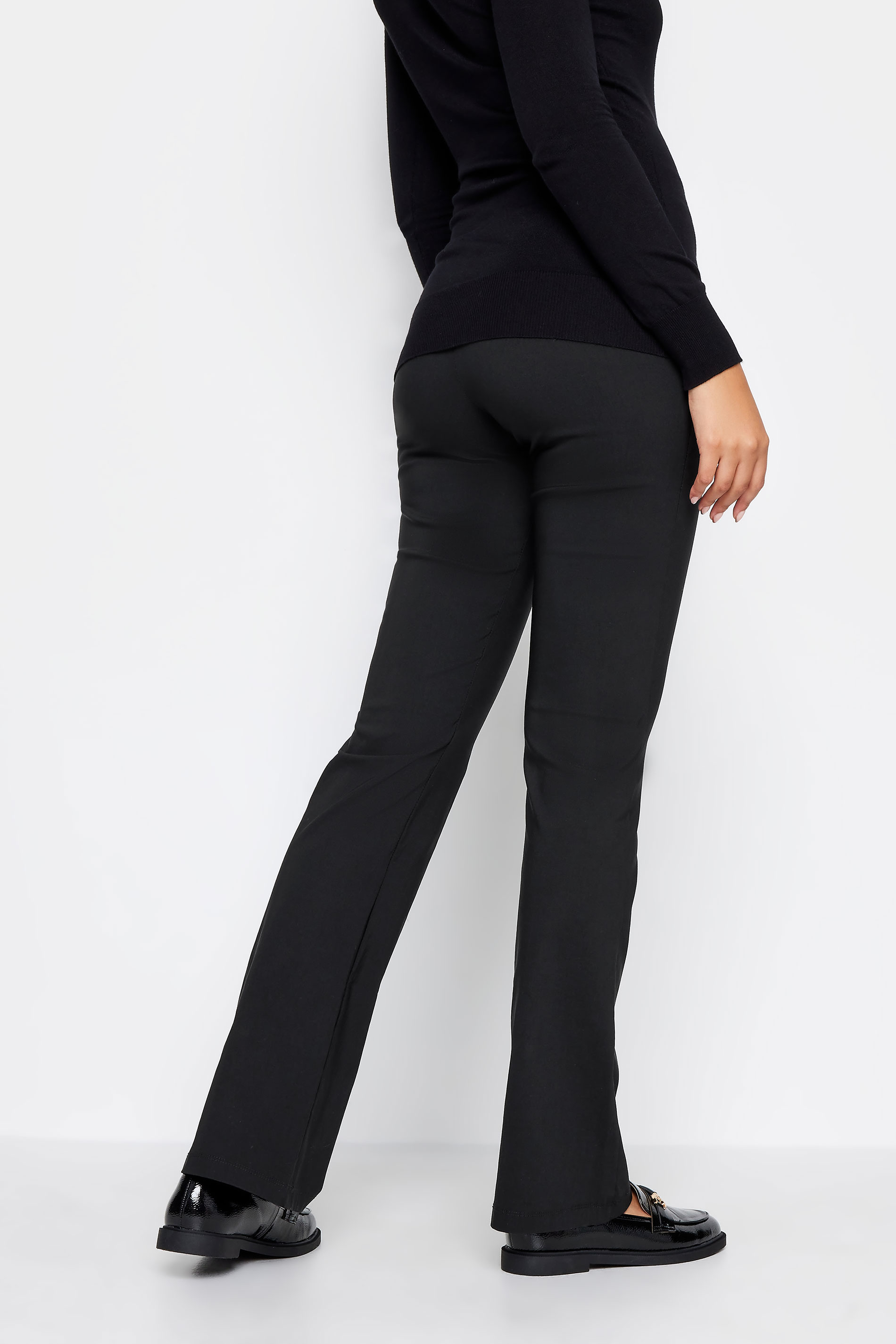 Tall Women's LTS Black Stretch Bootcut Trousers | Long Tall Sally 3
