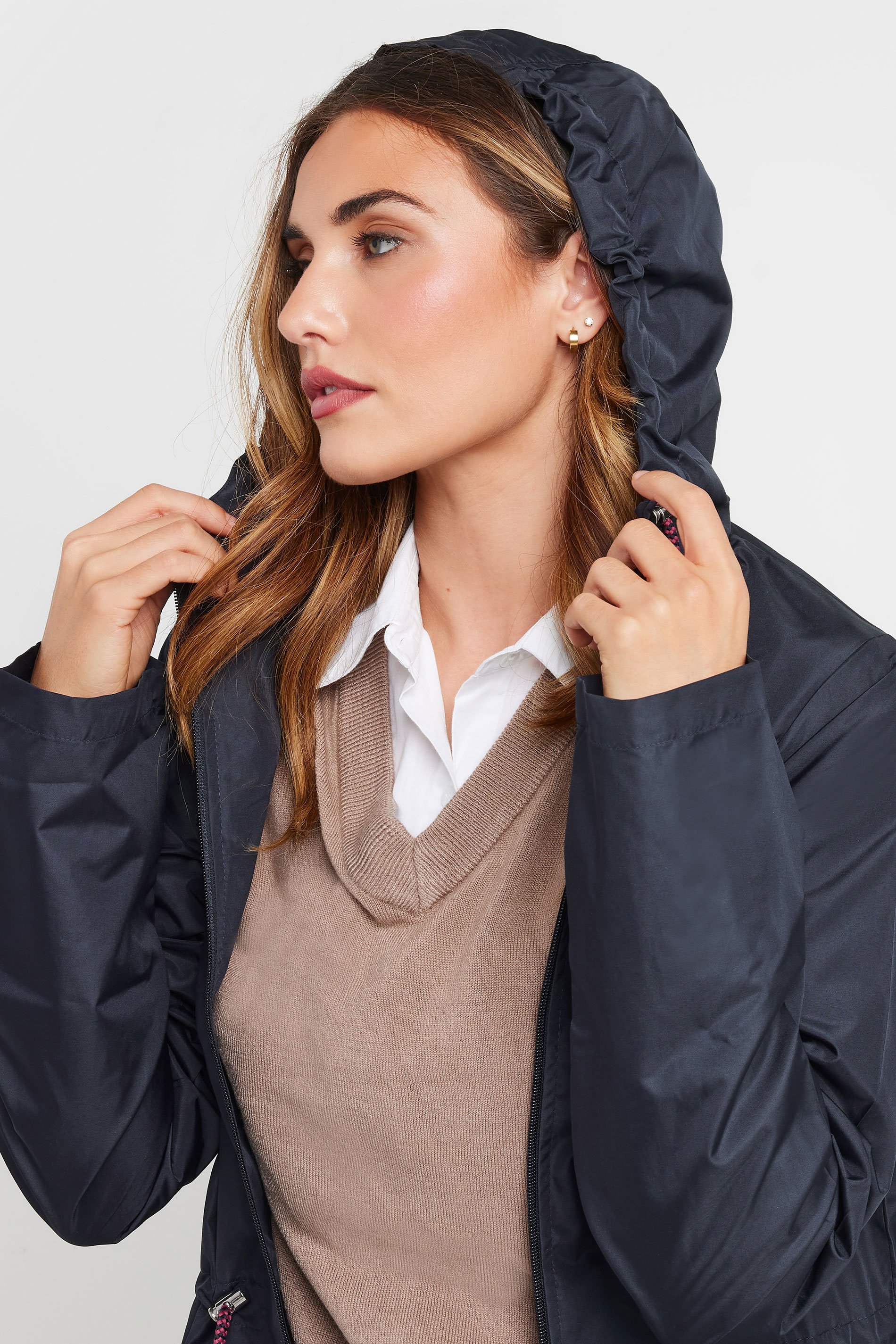 LTS Navy Blue Pocket Parka | Long Tall Sally 4