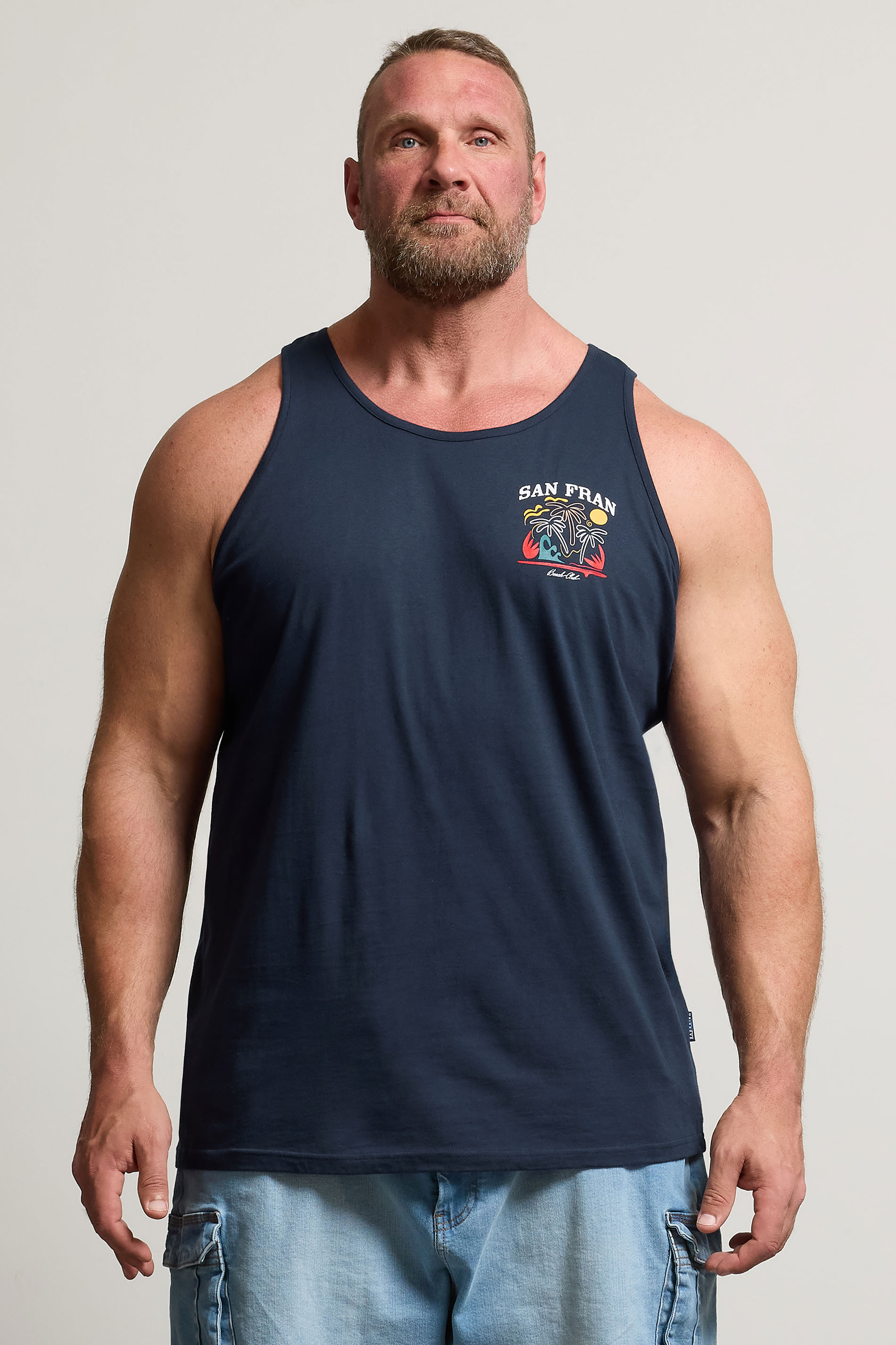BadRhino Big & Tall Navy Blue 'San Francisco' Vest | BadRhino 2