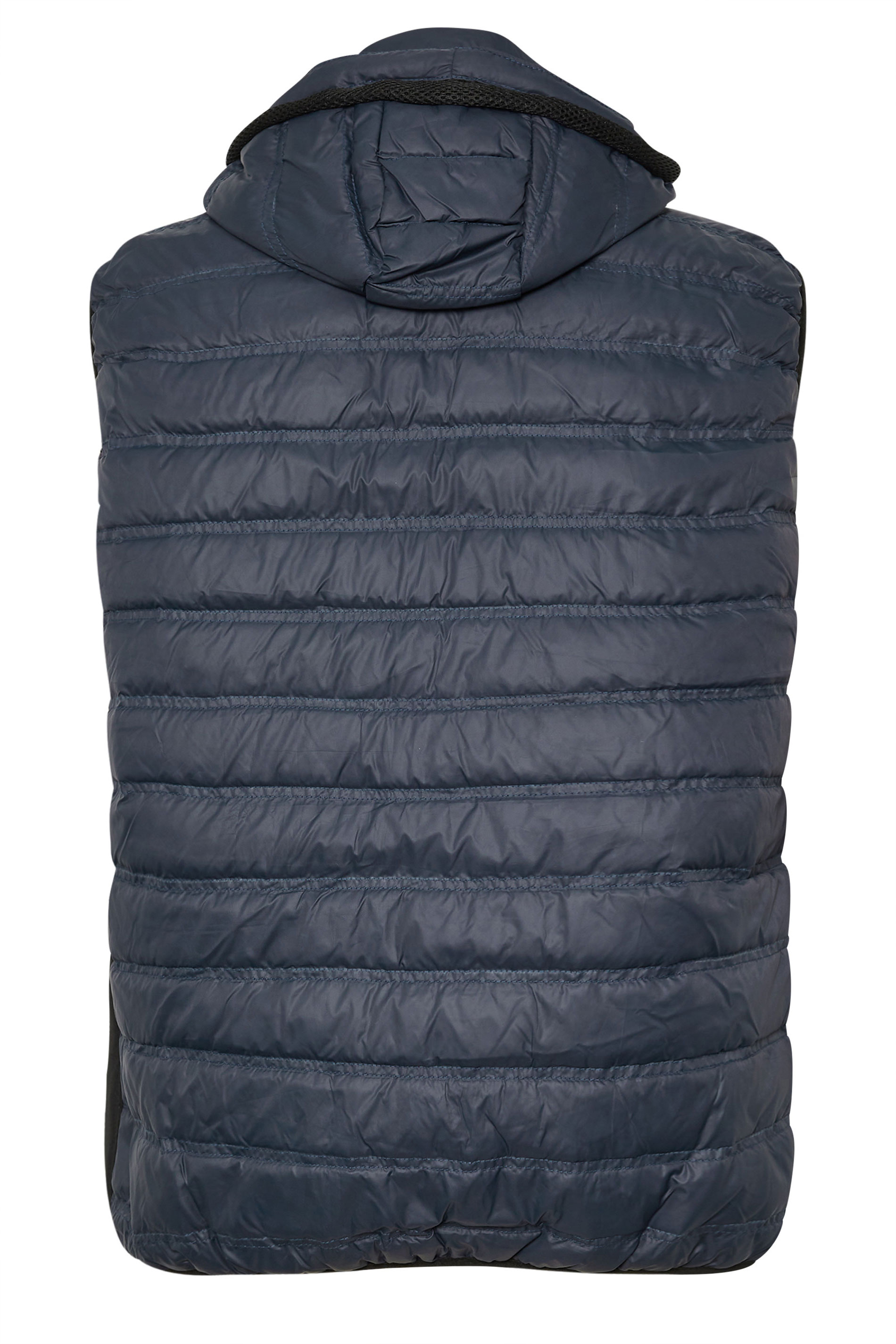 KAM Big & Tall Navy Blue Quilted Gilet | BadRhino 6