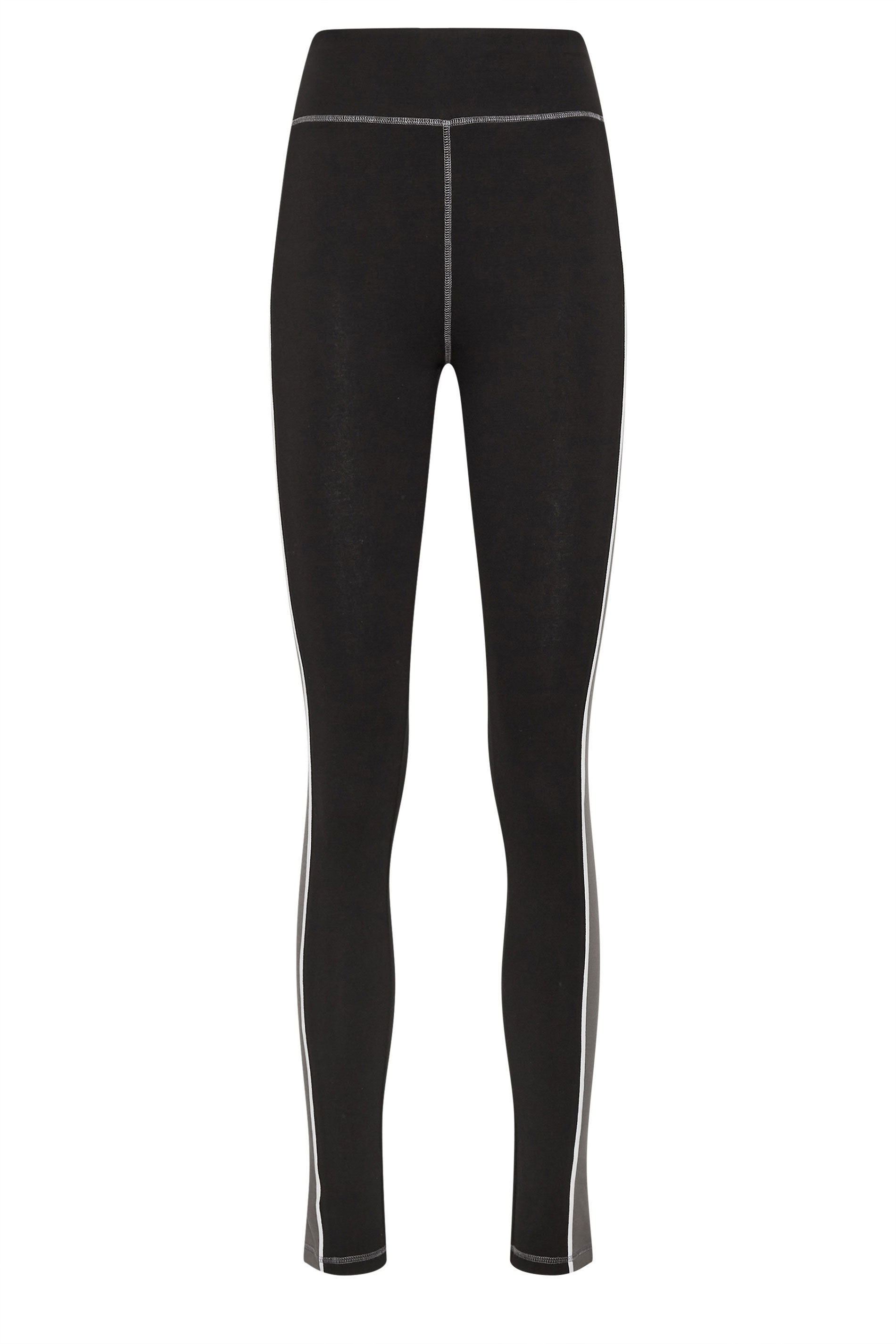 LTS Tall Black Active Colourblock Leggings | Long Tall Sally 7