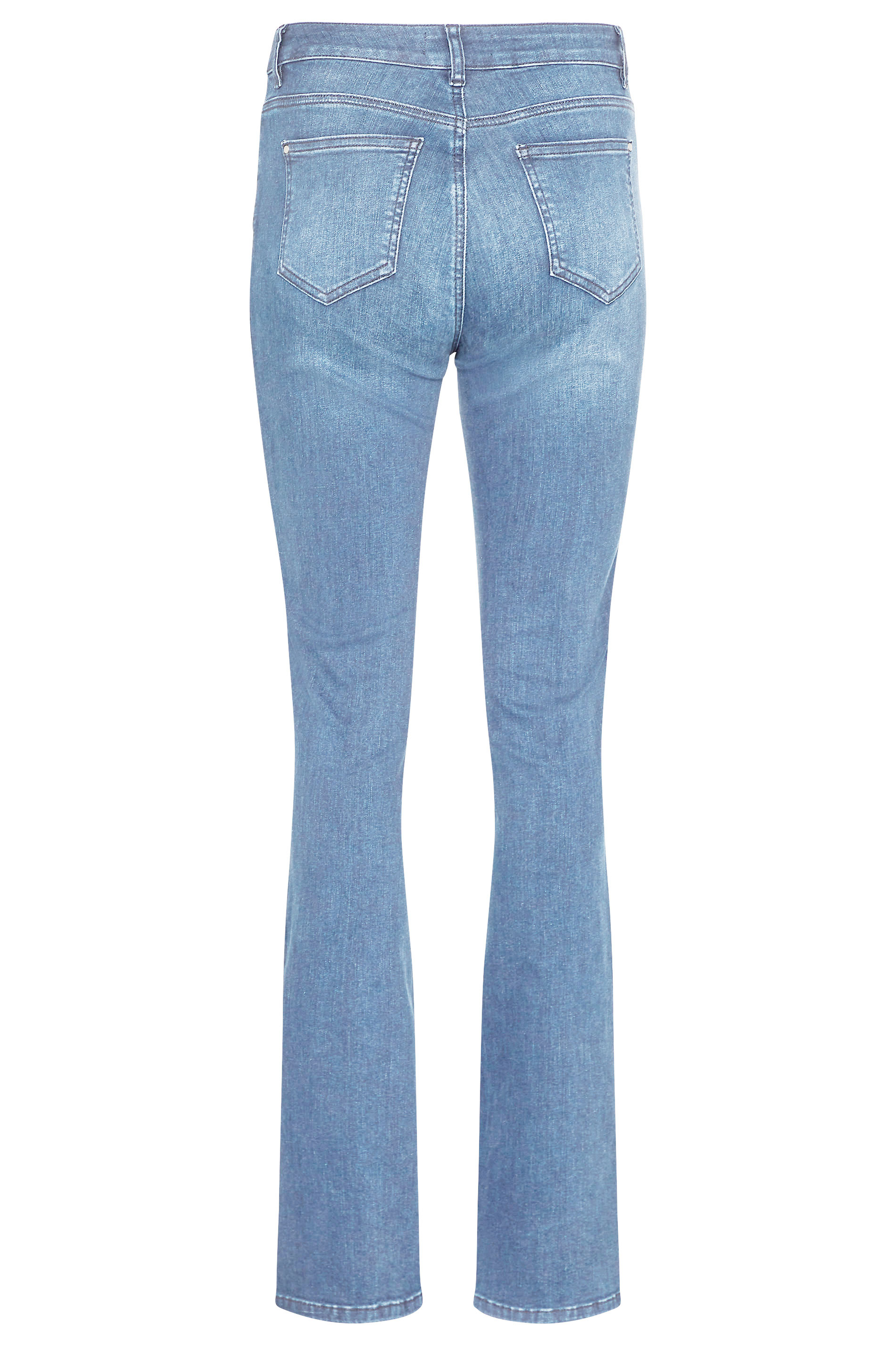 LTS PREMIUM Tall Womens Mid Blue IVY Stretch Straight Leg Jeans