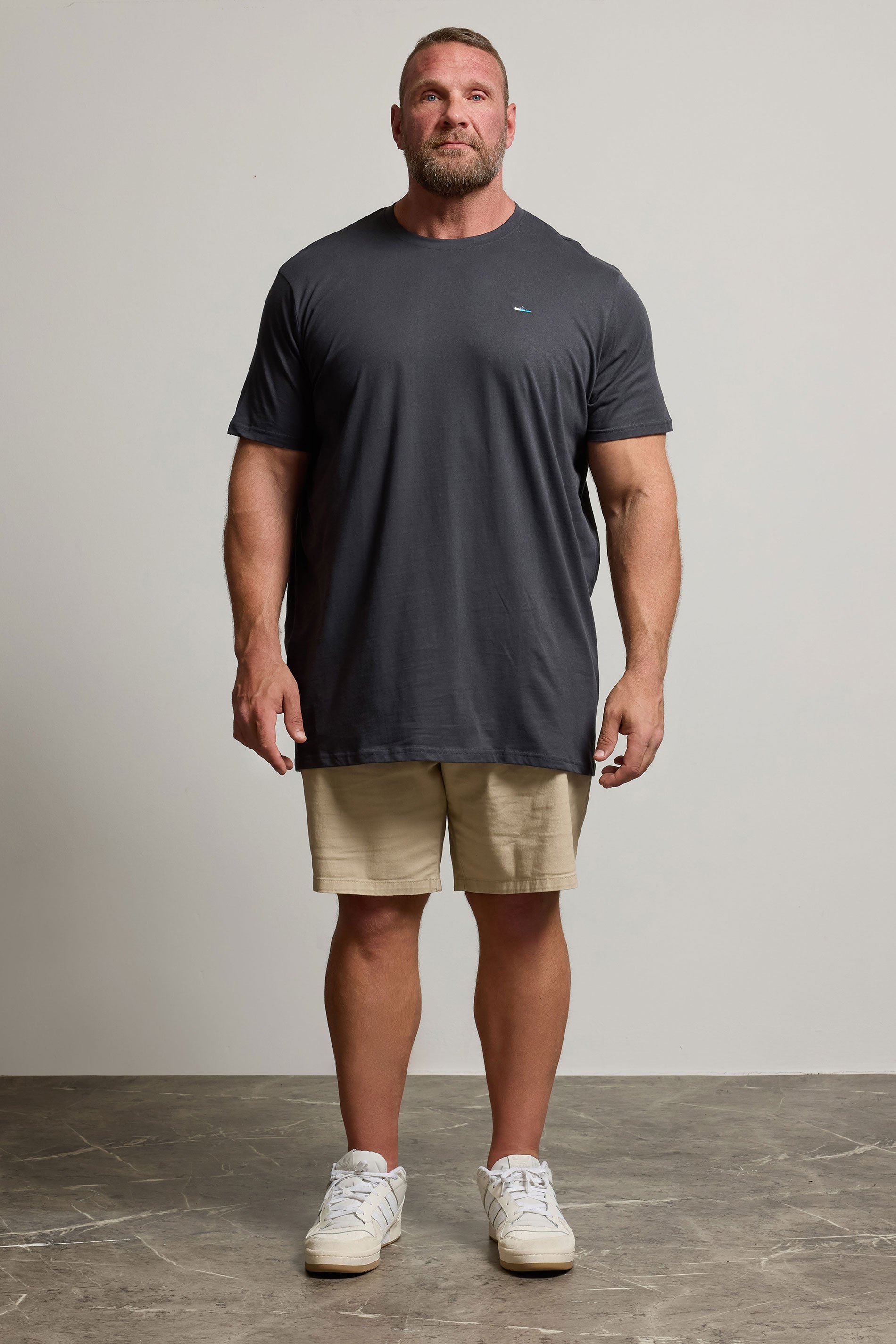 BadRhino Big & Tall Ebony Grey Extra Long Core T-Shirt | BadRhino 2