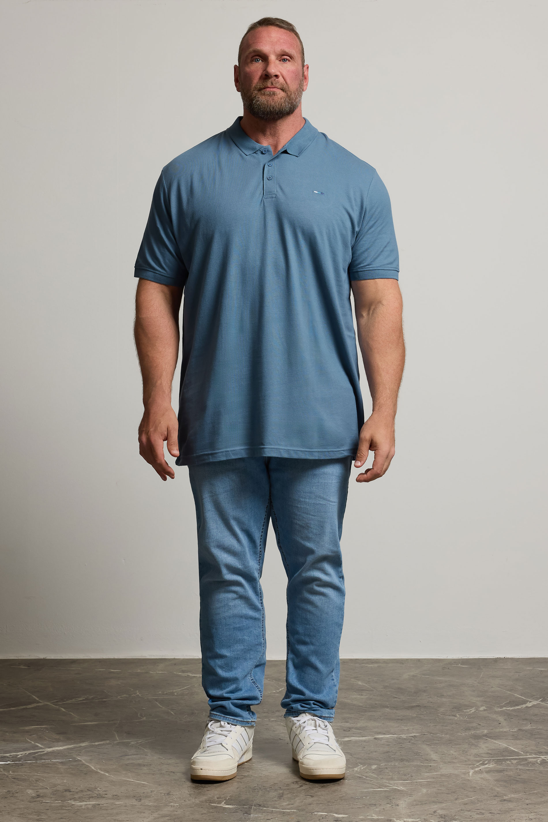 BadRhino Big & Tall Blue Core Polo Shirt | BadRhino 2