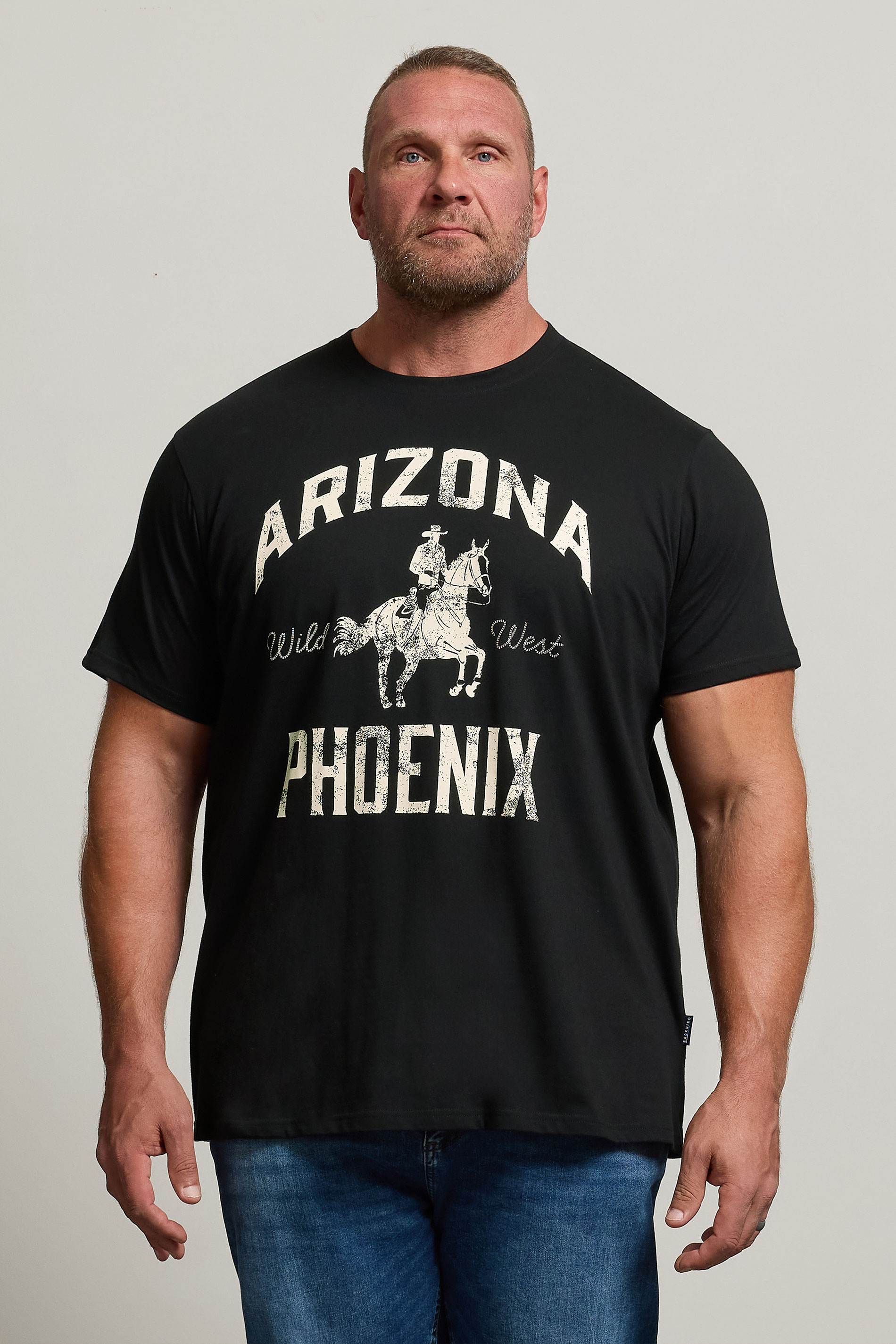 BadRhino Big & Tall Black 'Arizona Phoenix' Graphic T-Shirt | BadRhino 1