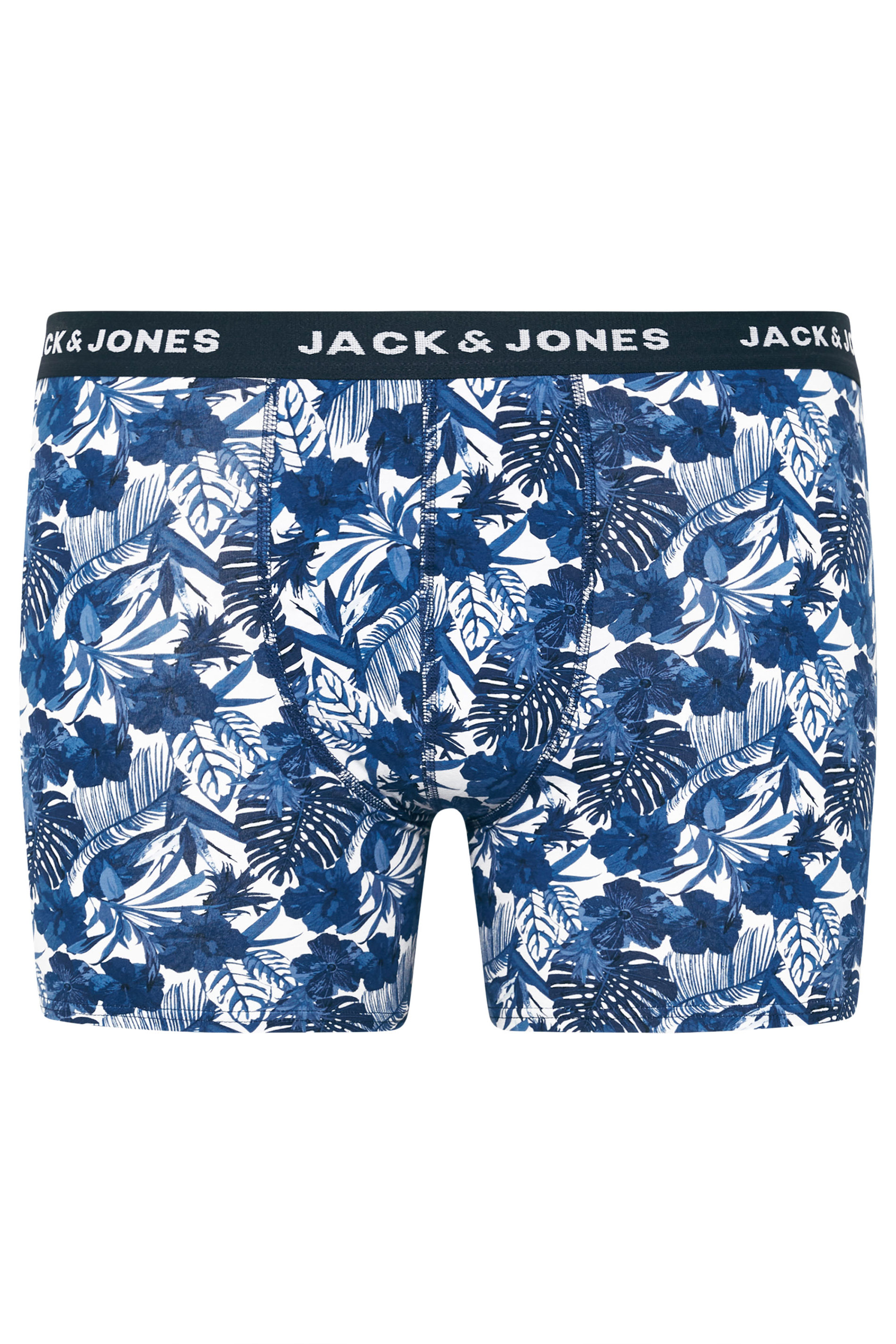 JACK & JONES 7 PACK Navy Blue & Black Boxers | BadRhino 5