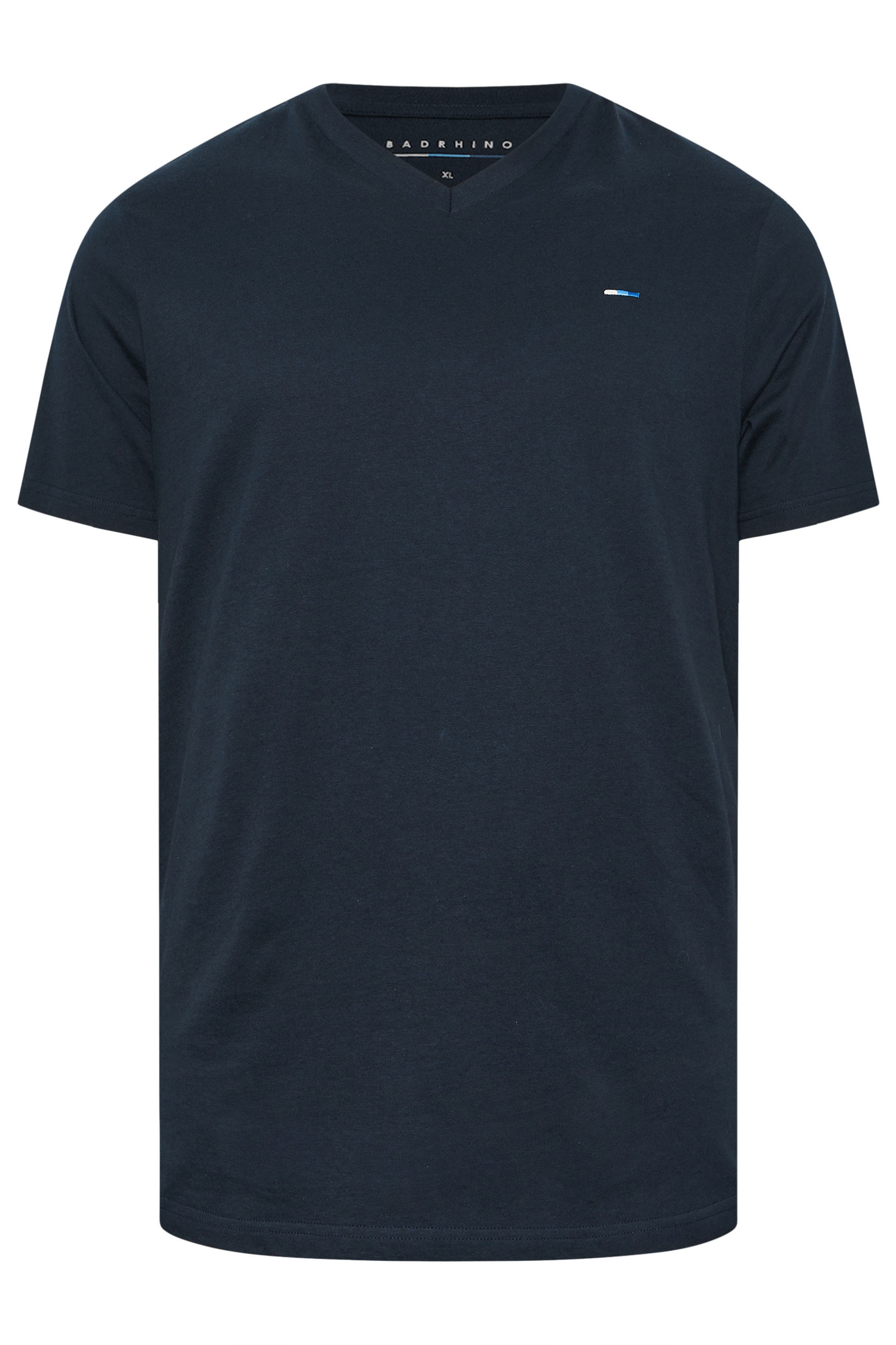 BadRhino Big & Tall Black/Red/Green/Blue/Navy Blue 5 Pack V-Neck T-Shirts | BadRhino 7