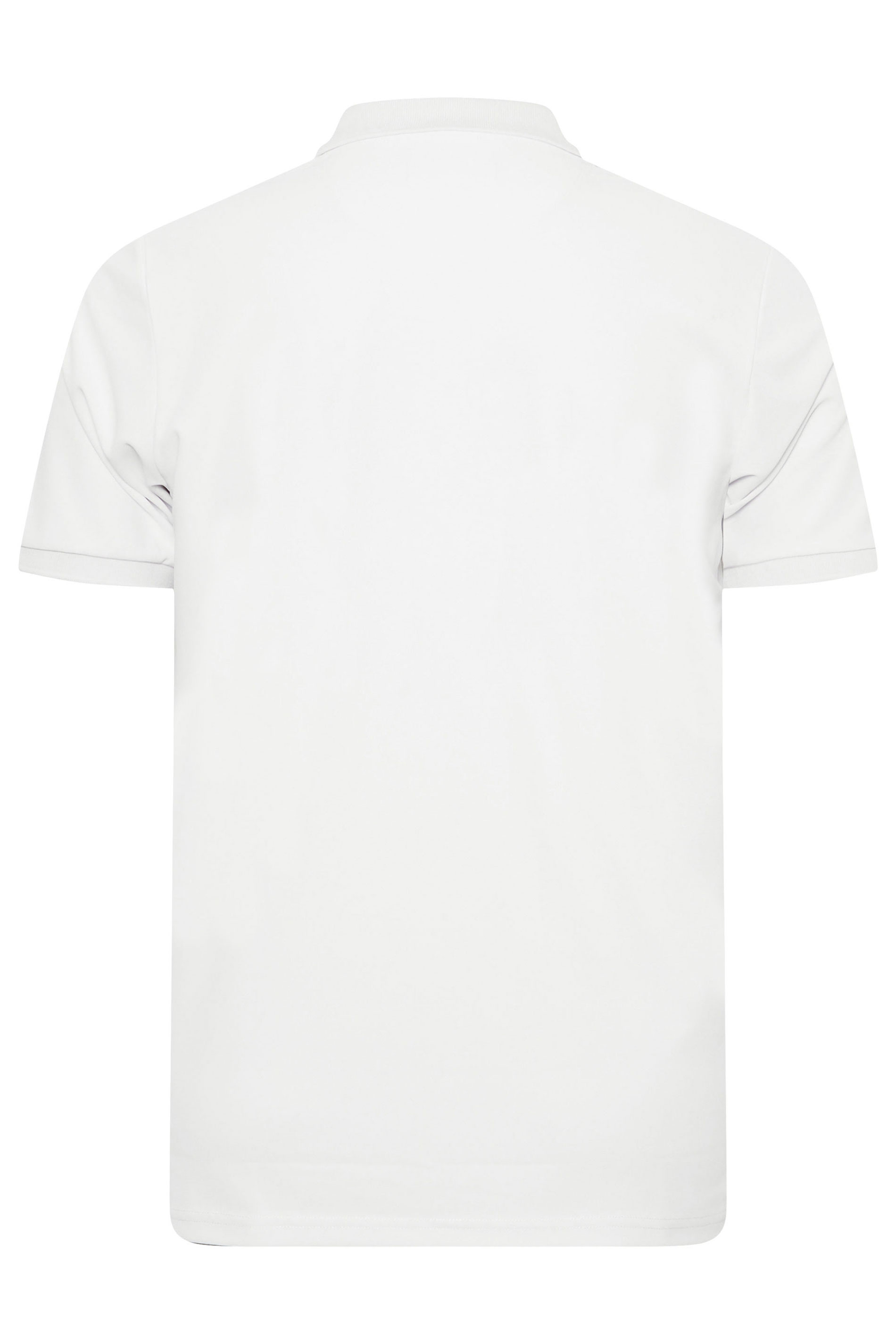 BadRhino Big & Tall White Pique Golf Polo Shirt | BadRhino 4