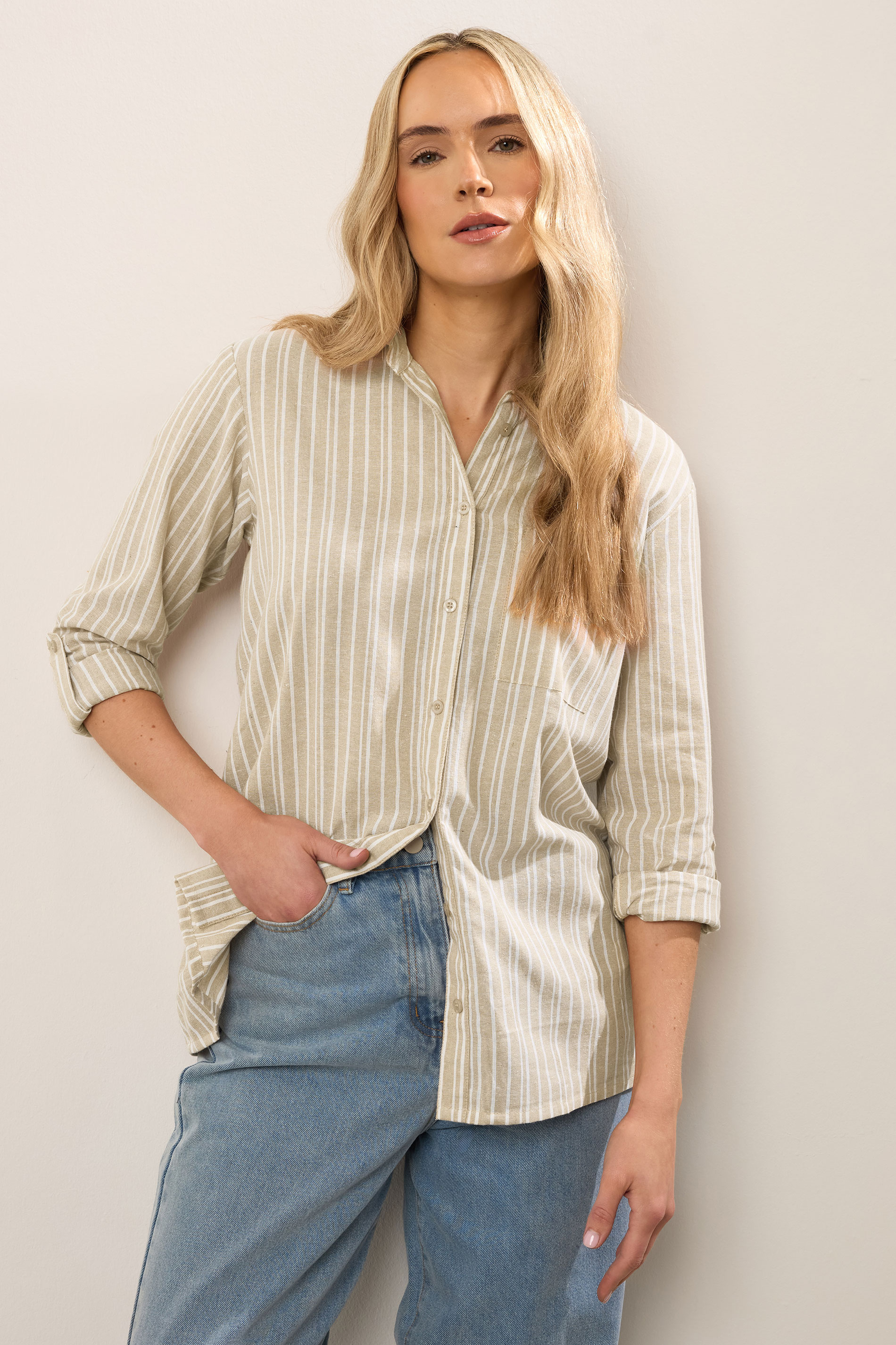 LTS Tall Stone Stripe Shirt | Long Tall Sally 1