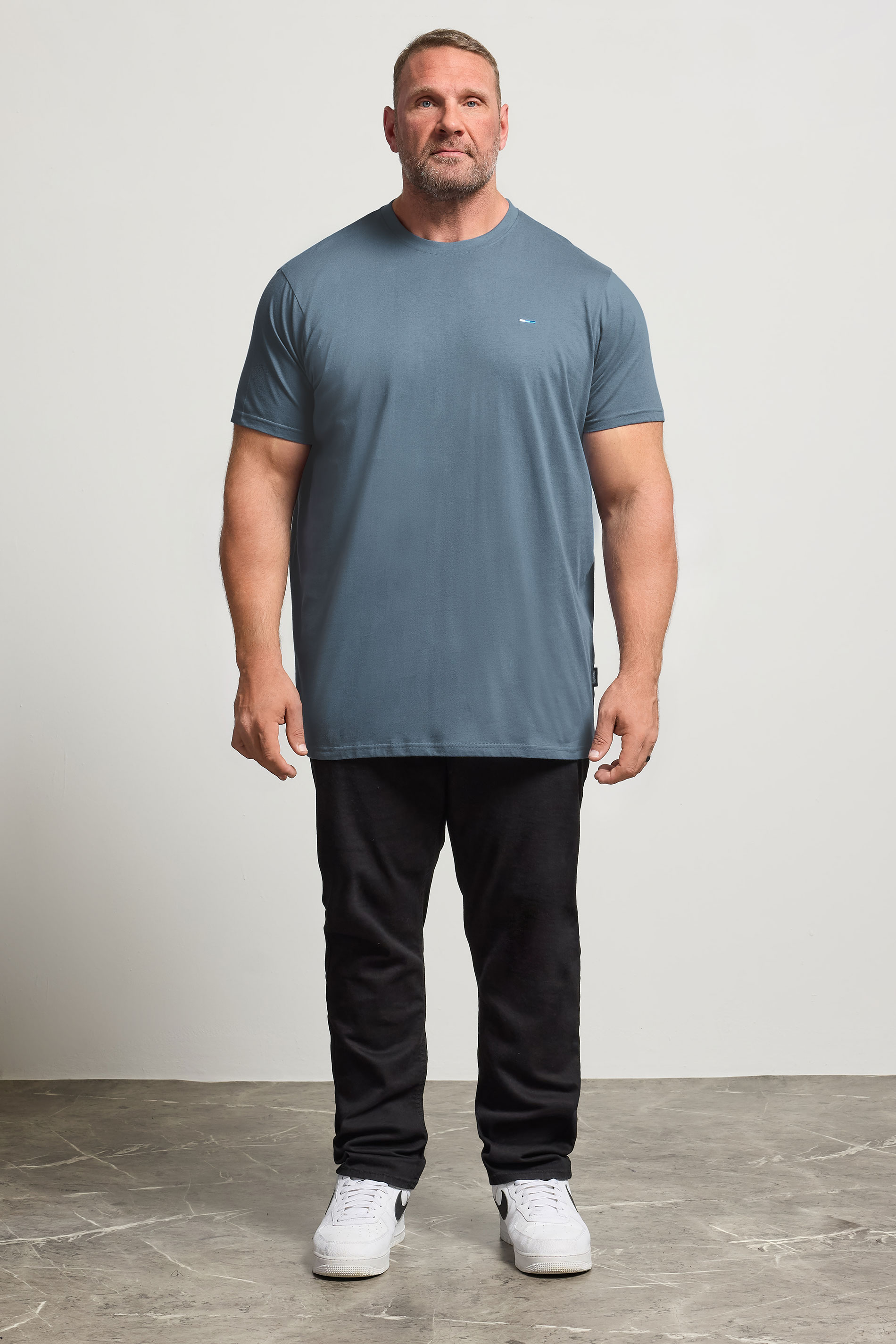 BadRhino Big & Tall 5 PACK Black/Green/Marshmellow White/Brown/Blue Extra Long T-Shirts | BadRhino 3