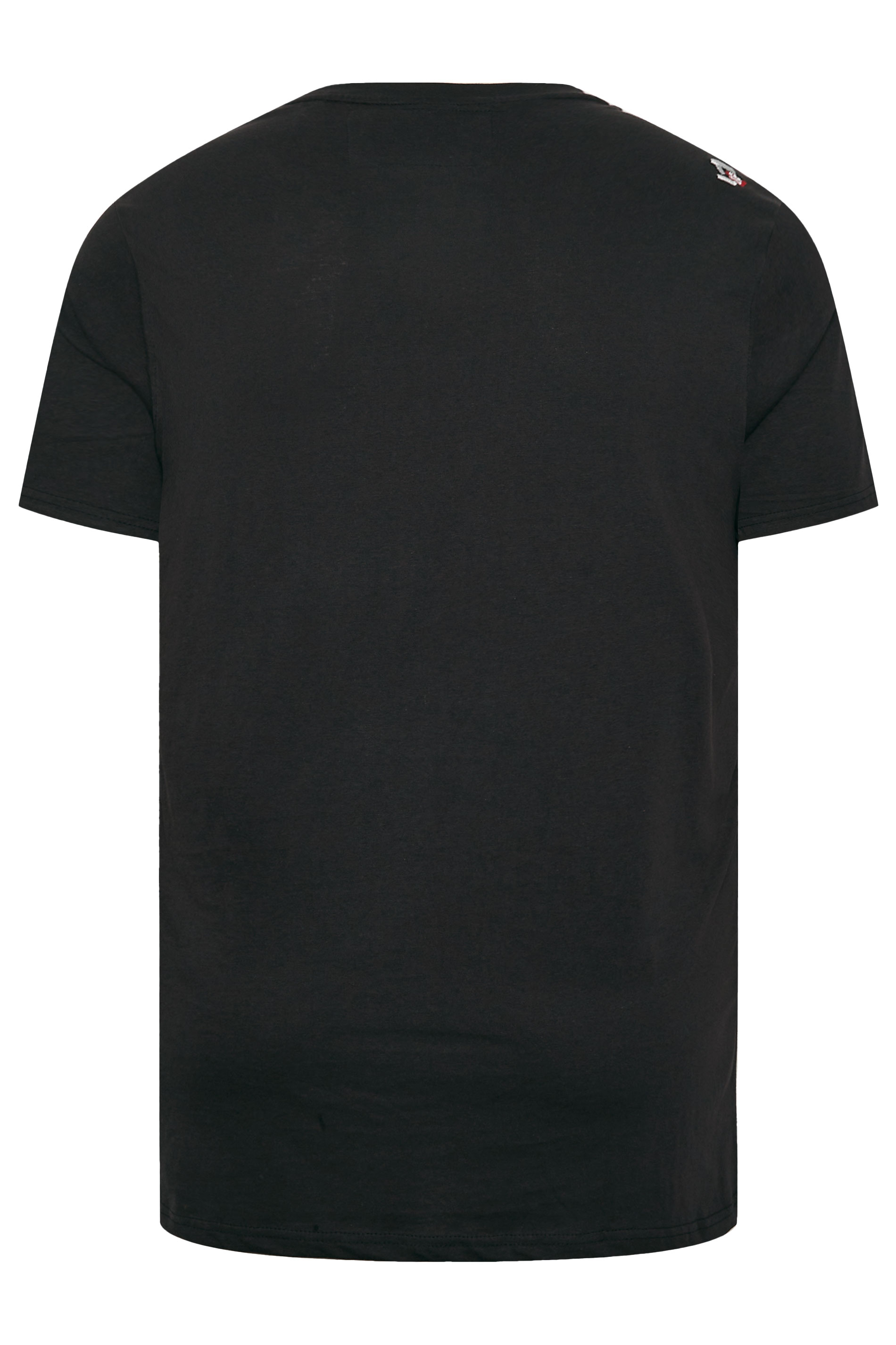 D555 Big & Tall Black 'NYCTY' Camo Graphic Print Tee | BadRhino 4