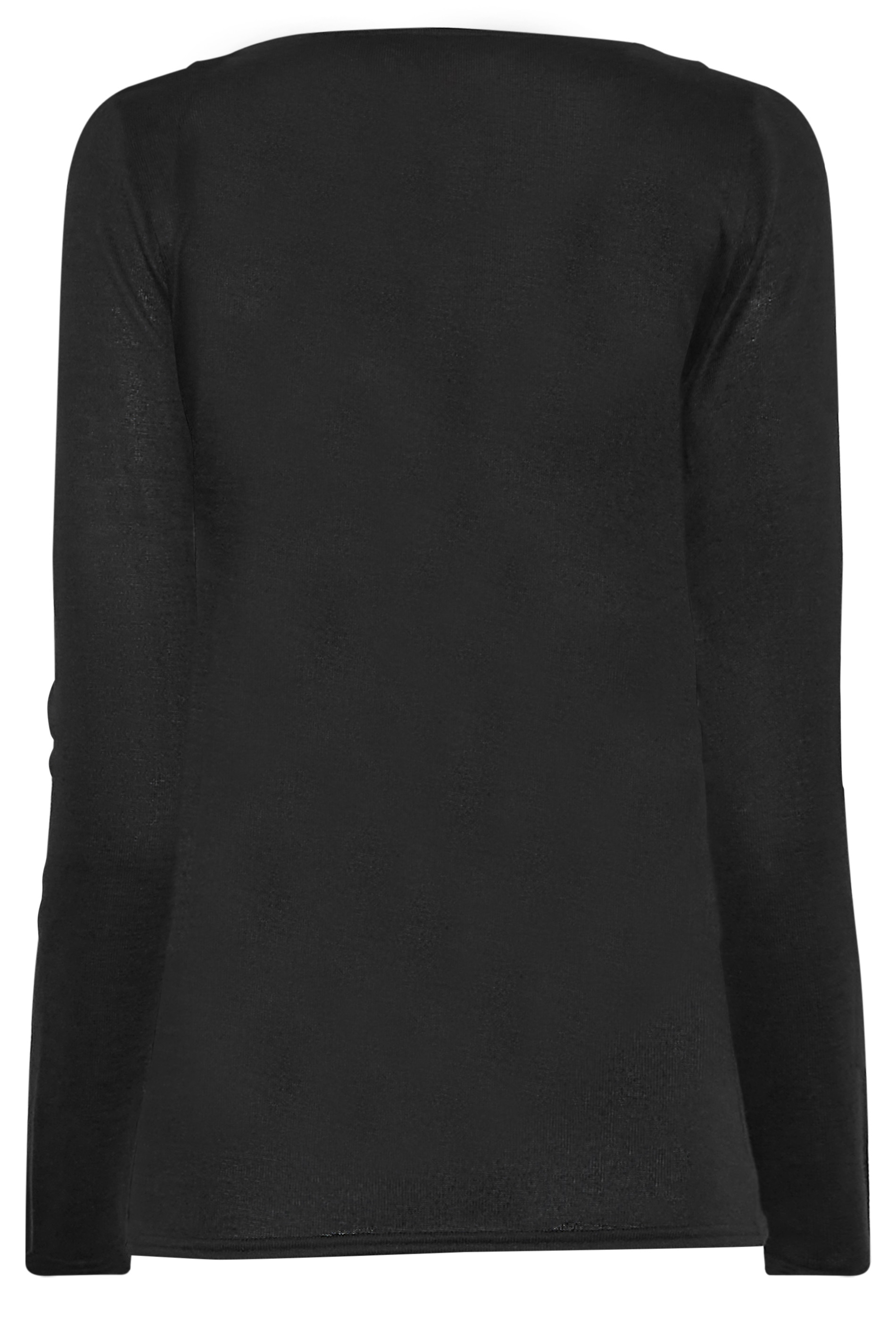 LTS Tall Women's Black Stripe V-Neck Top | Long Tall Sally 7