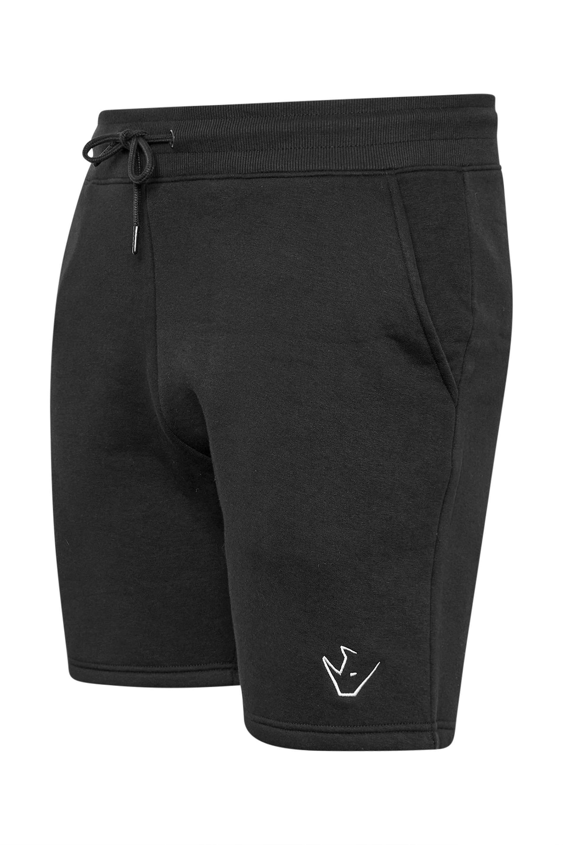 IronRhino Big & Tall Black 'Rest Day' Shorts 9