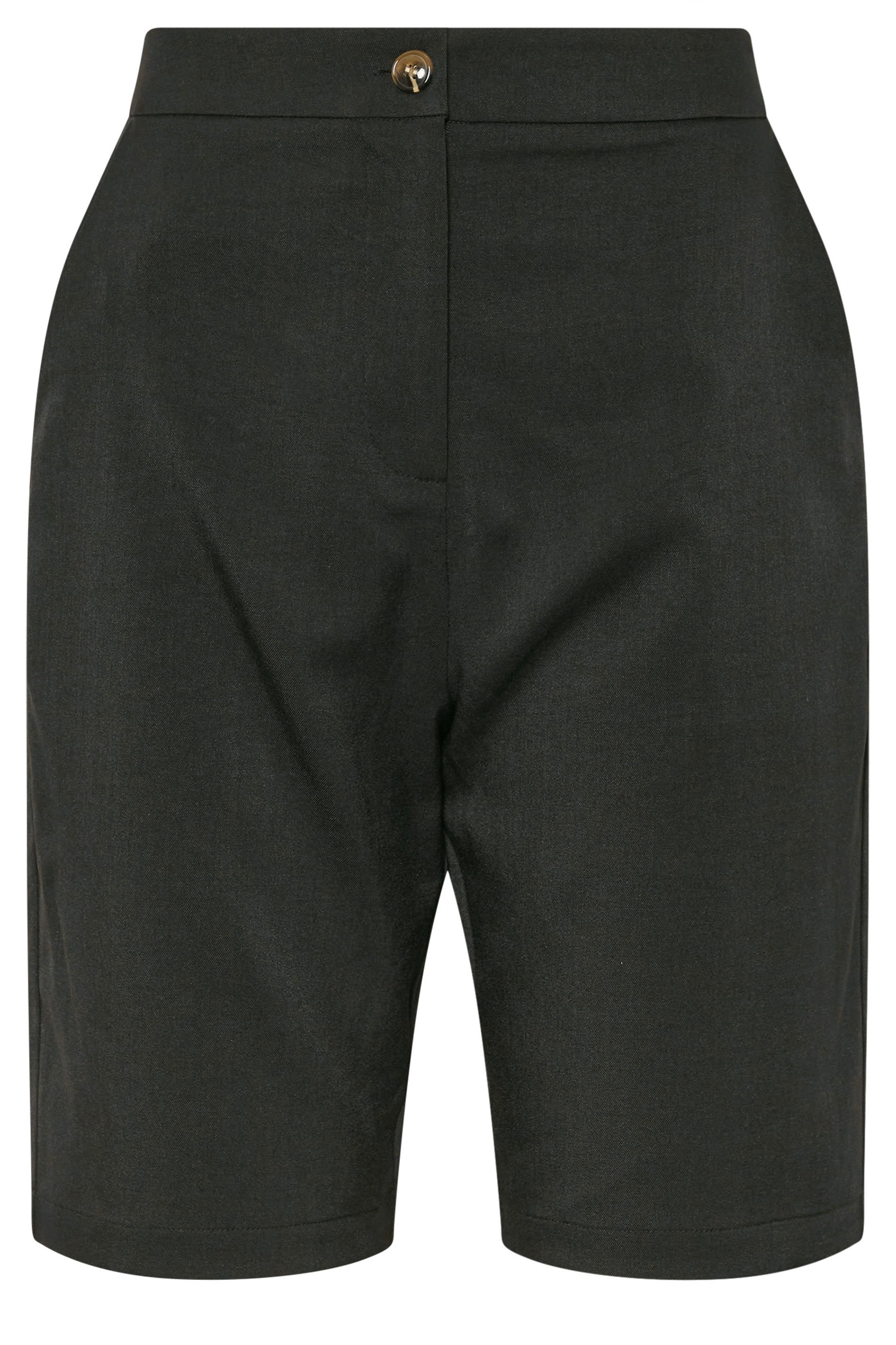LTS Tall Black Formal Bermuda Shorts | Long Tall Sally 7