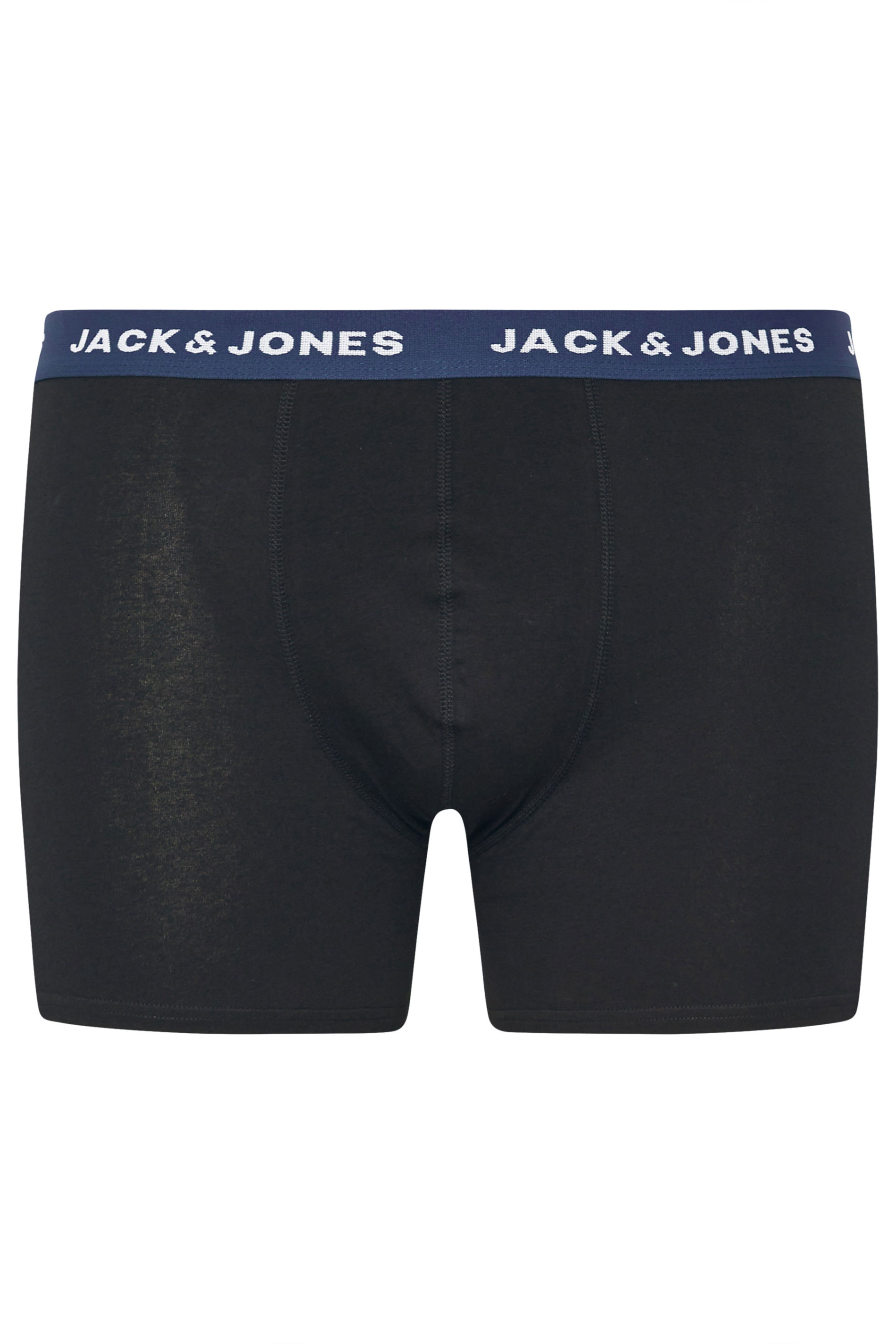 JACK & JONES 7 PACK Navy Blue & Black Boxers | BadRhino 12