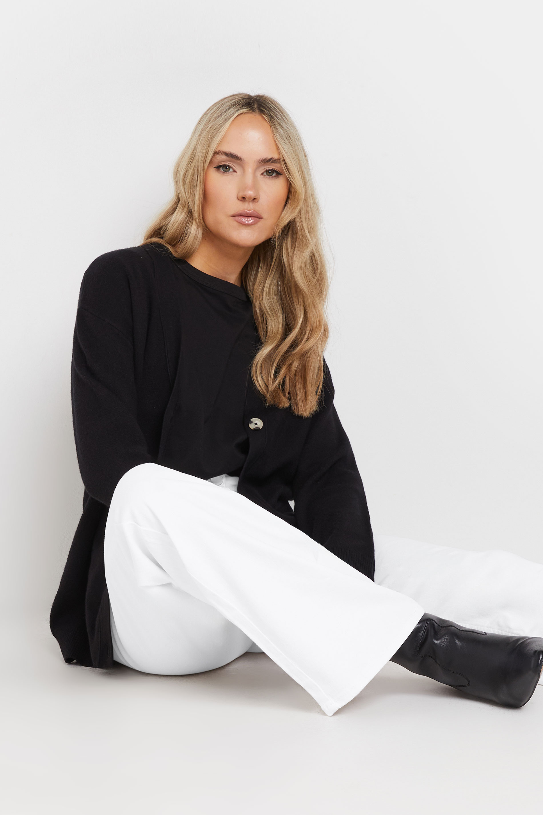 LTS Tall White Wide Leg Jeans | Long Tall Sally 4