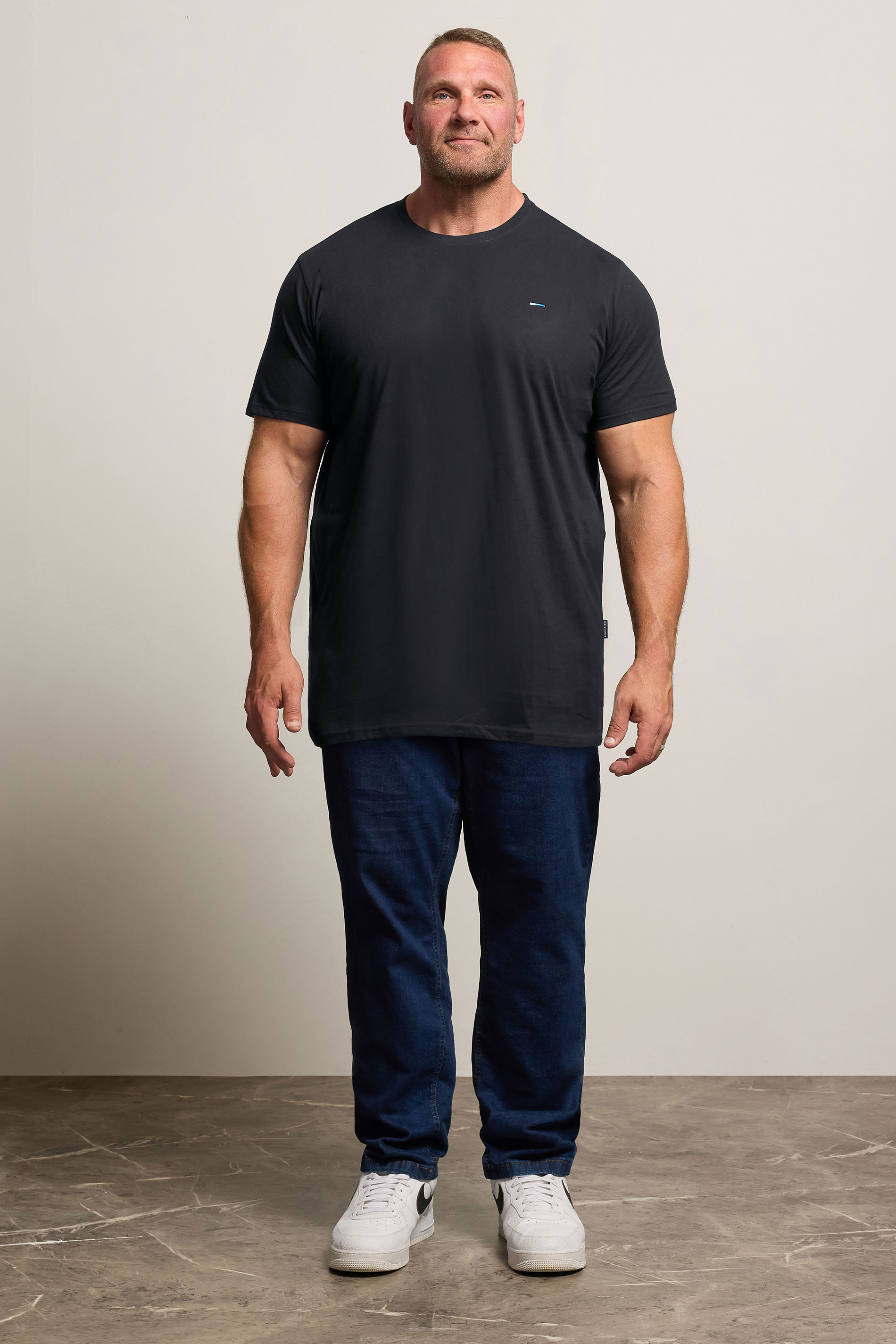 BadRhino Big & Tall 5 PACK Black Extra Long Core T-Shirts | BadRhino 3