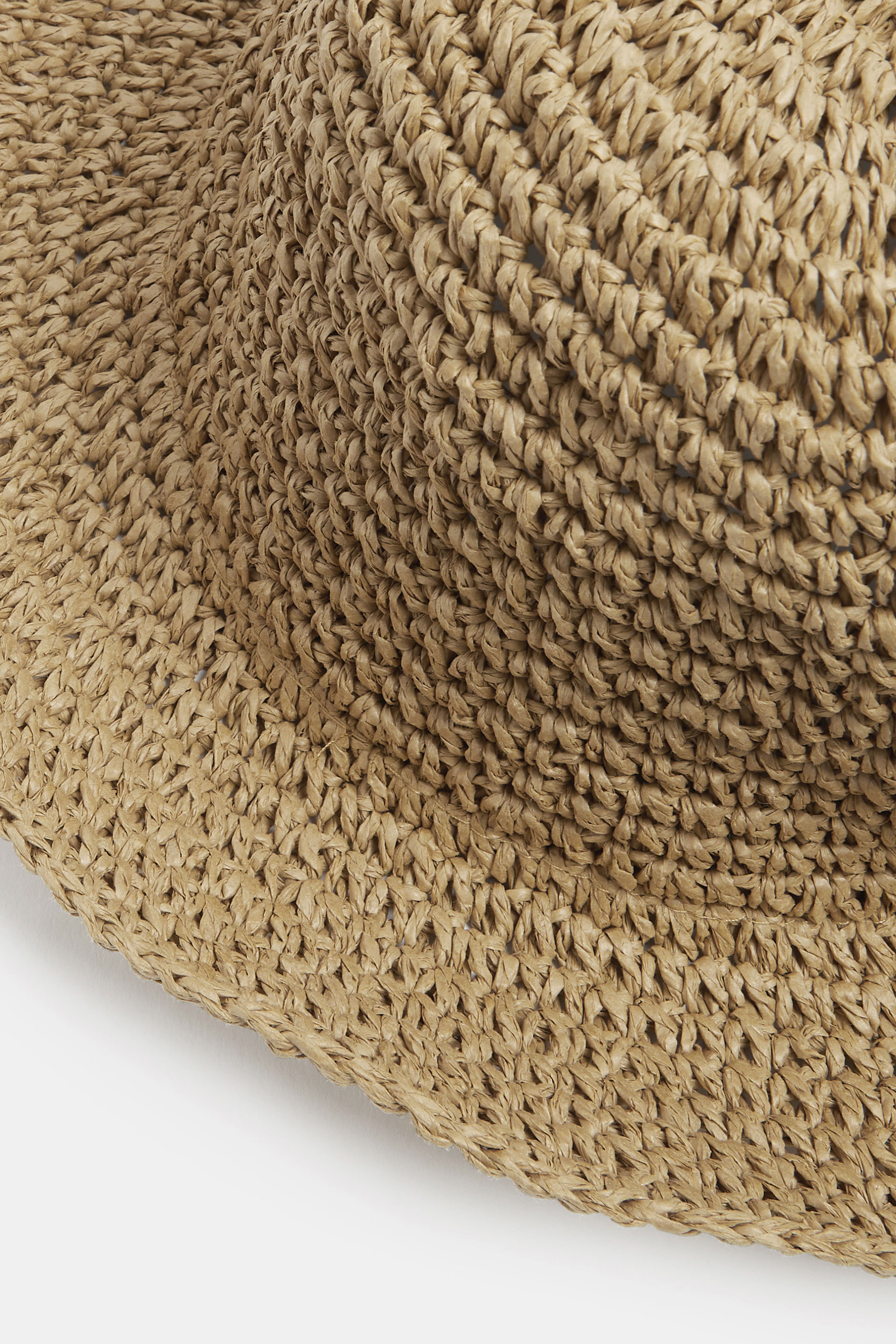 Natural Brown Woven Bucket Hat | Yours Clothing 2