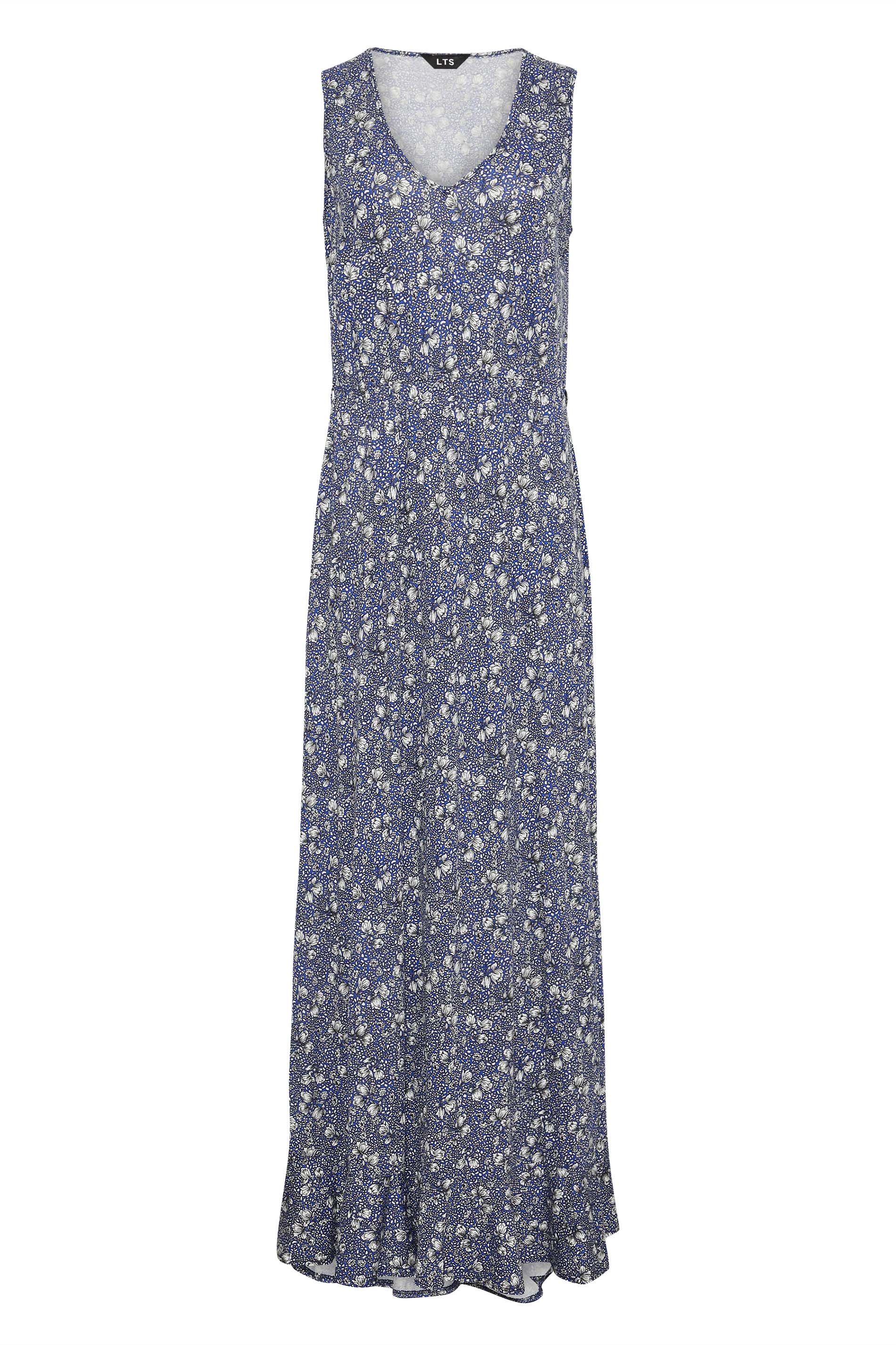 LTS Tall Women's Blue Floral Maxi Dress | Long Tall Sally 6