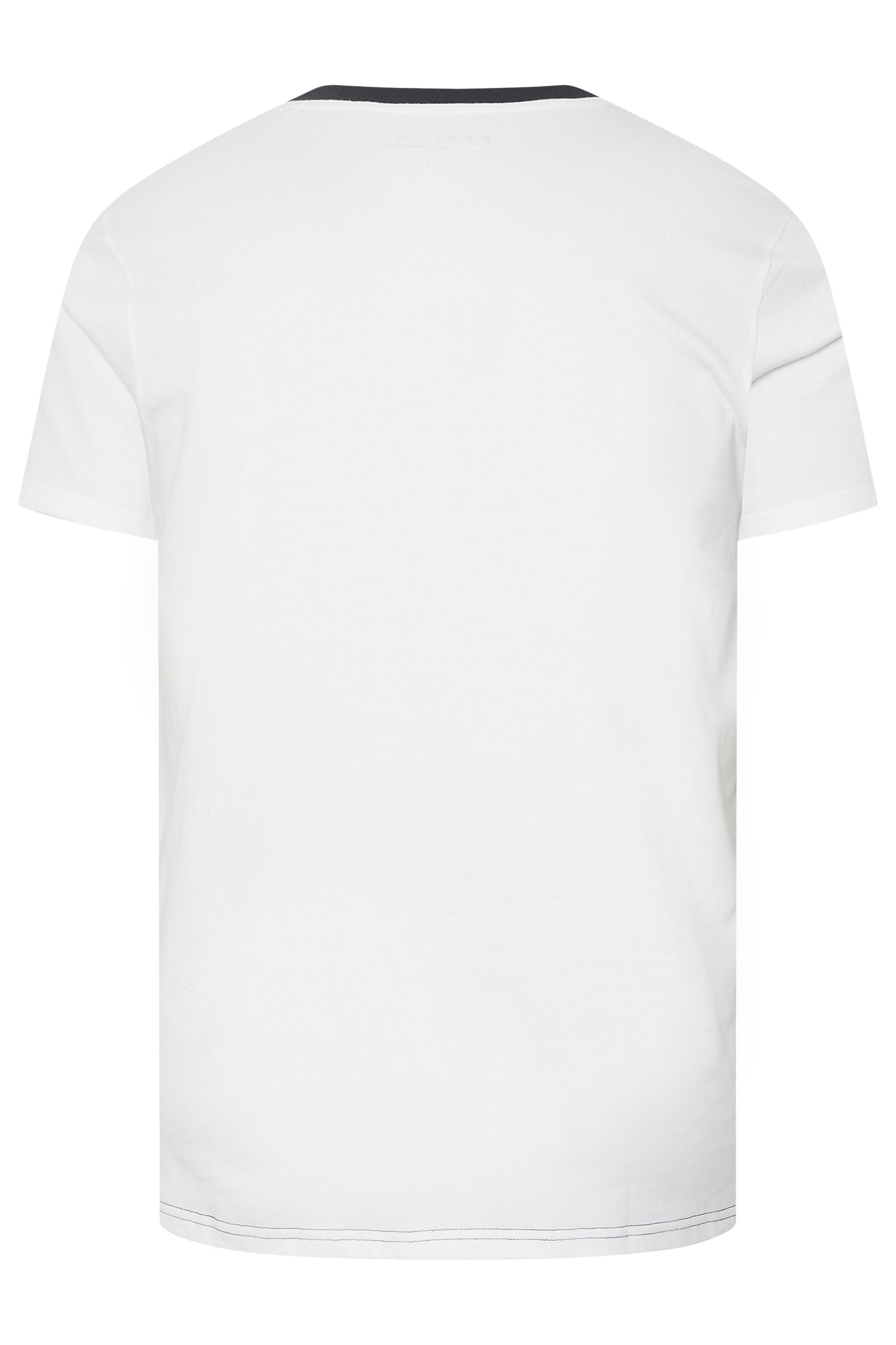 BadRhino Big & Tall Grey Cut & Sew Scripted T-Shirt | BadRhino 7