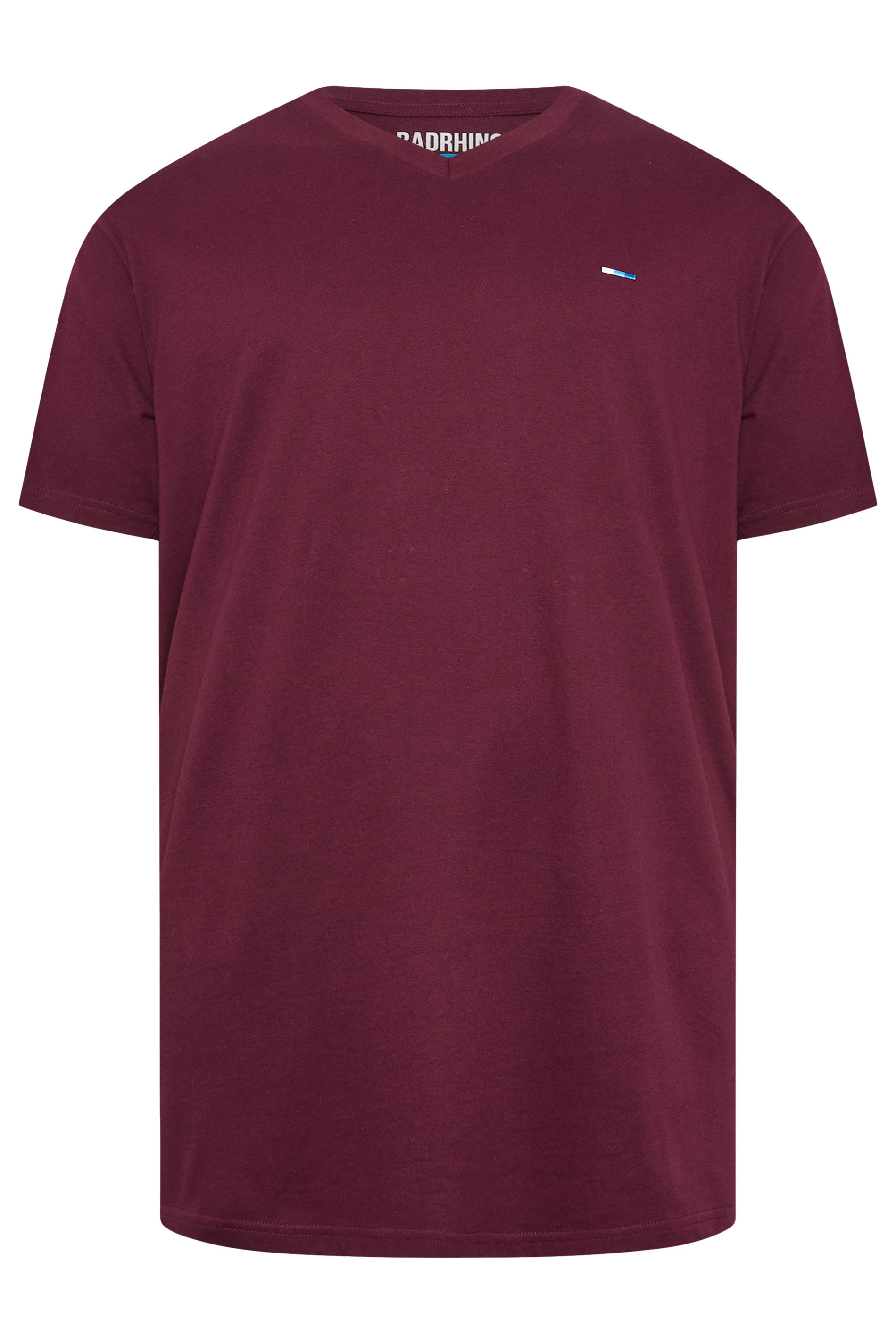 BadRhino Big & Tall Black/Red/Green/Blue/Navy Blue 5 Pack V-Neck T-Shirts | BadRhino 2