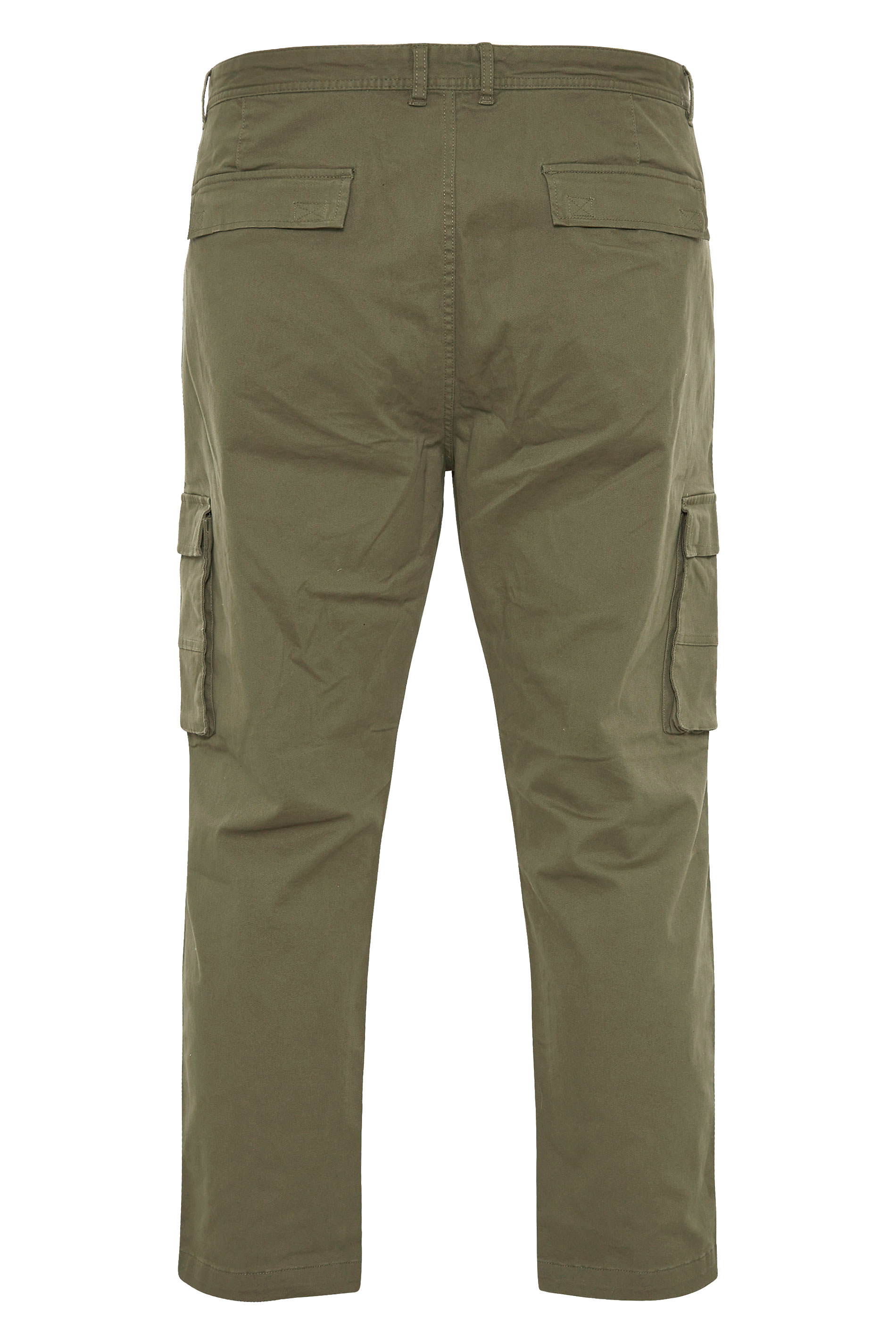 BadRhino Khaki Green Stretch Cargo Trousers | BadRhino 7