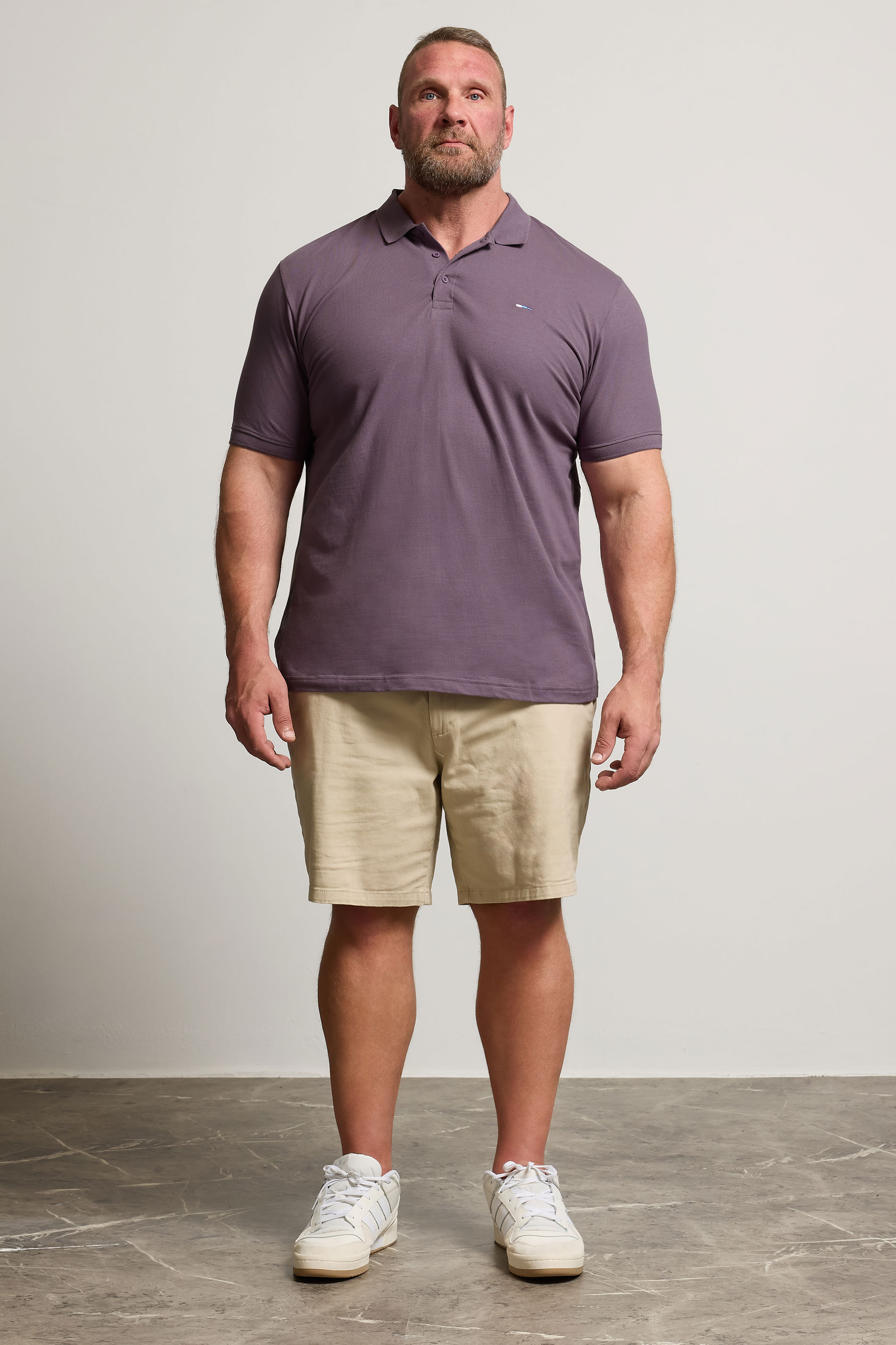 BadRhino Big & Tall Purple Polo Shirt | BadRhino 3