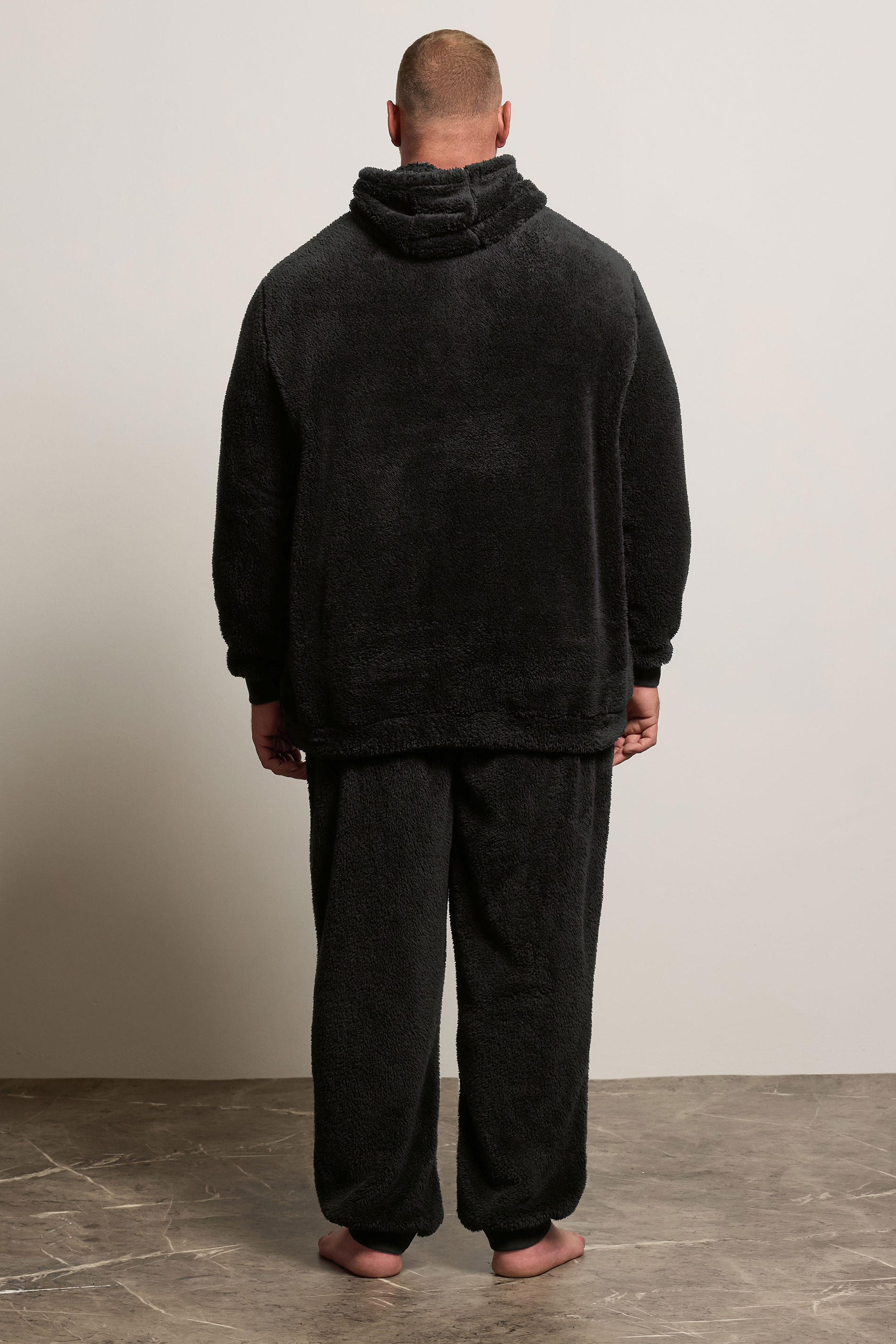 BadRhino Big & Tall Black Batman Super Soft Fleece Lounge Set | BadRhino 3