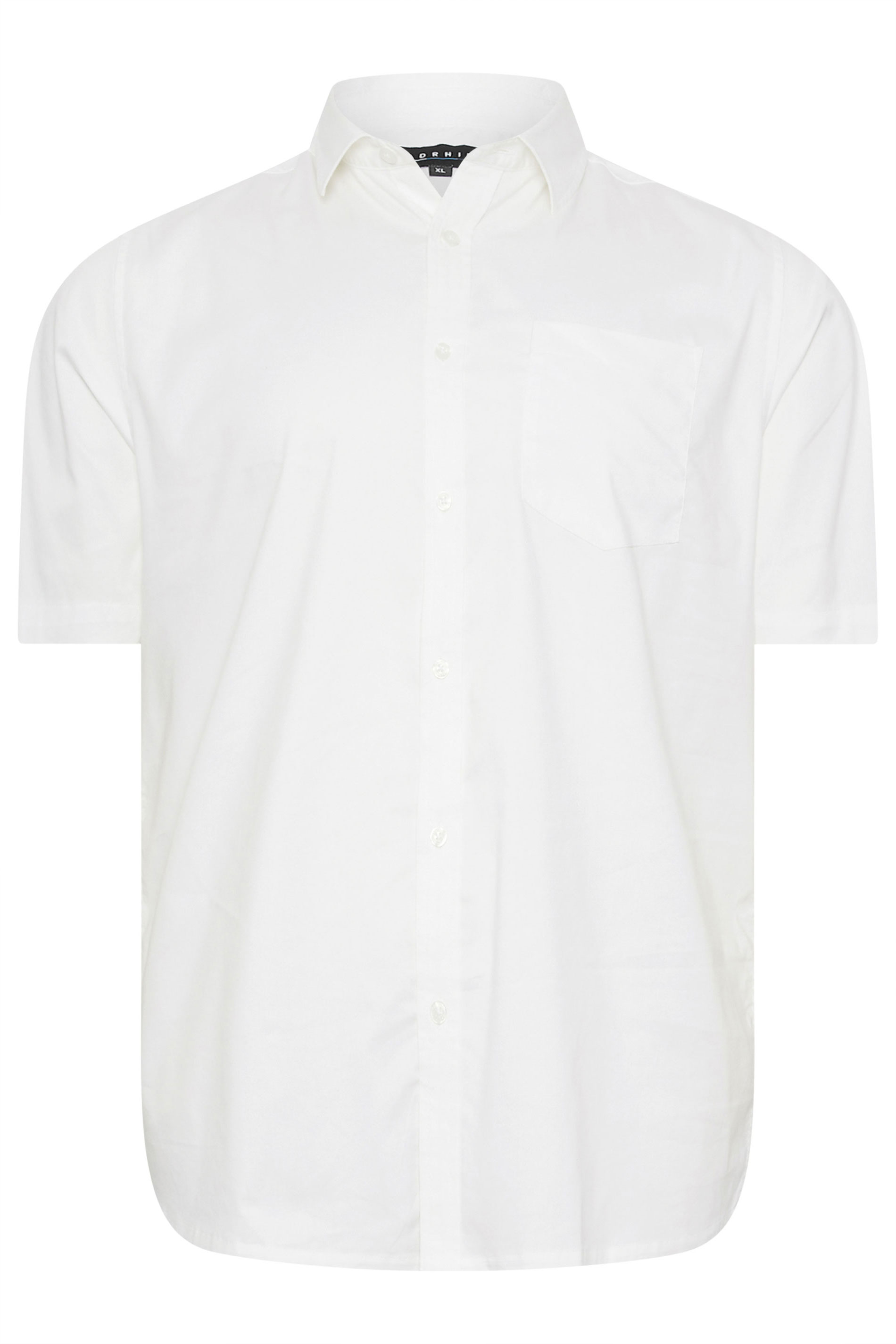 BadRhino Big & Tall White Short Sleeve Shirt 6