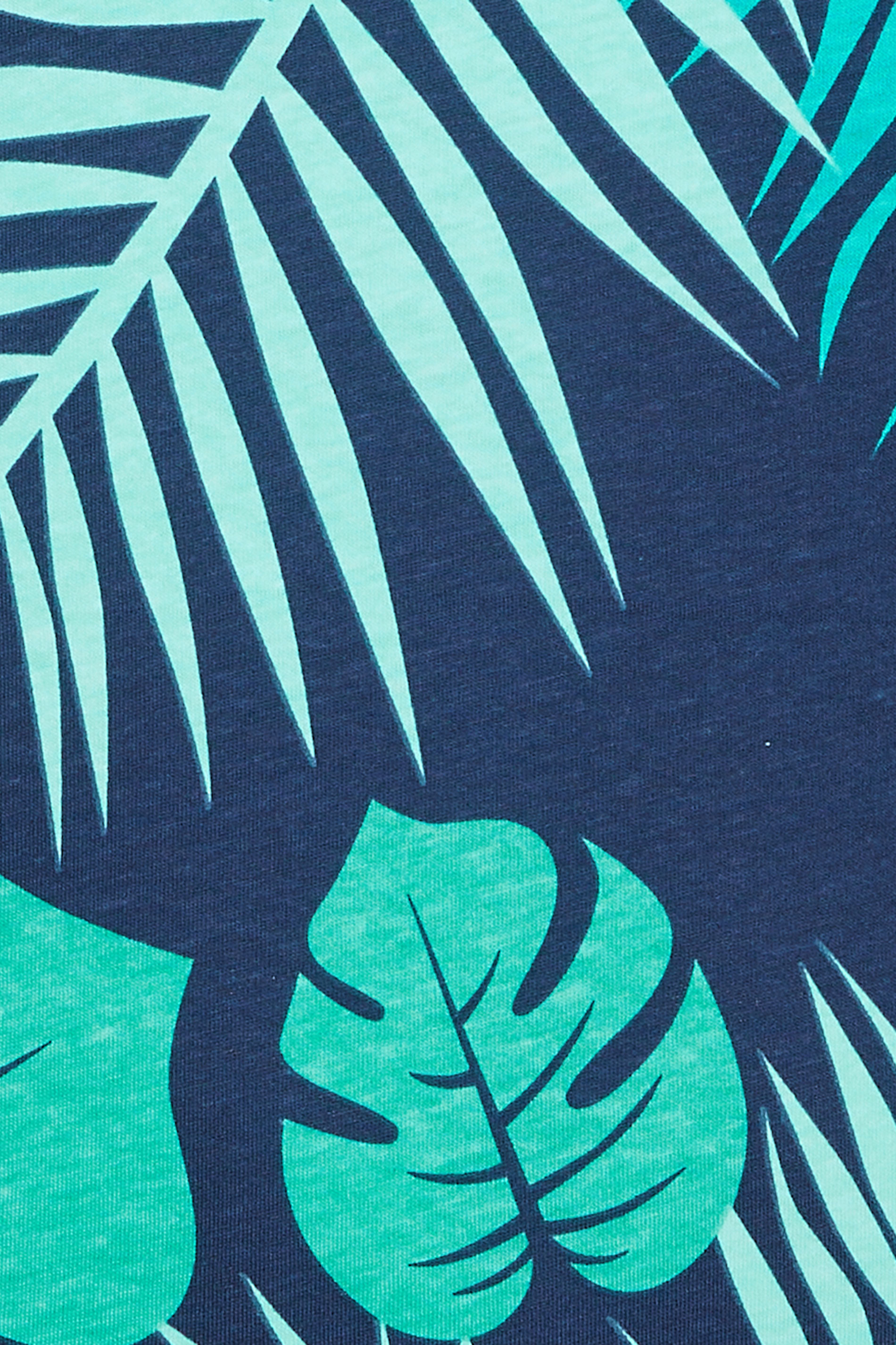 BadRhino Big & Tall Navy Blue Leaf Printed Vest | BadRhino 6