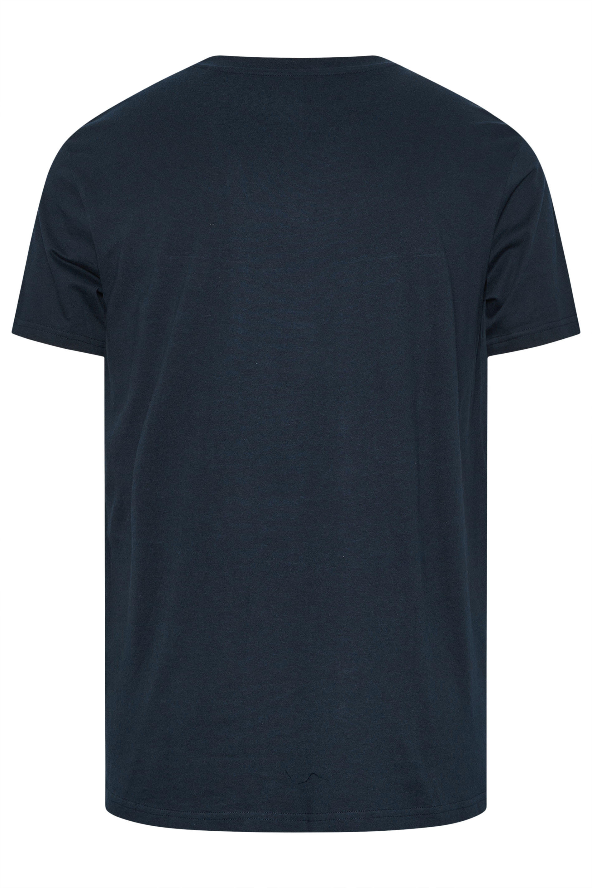 BadRhino Big & Tall Navy Blue Relaxed T-Shirt | BadRhino 6