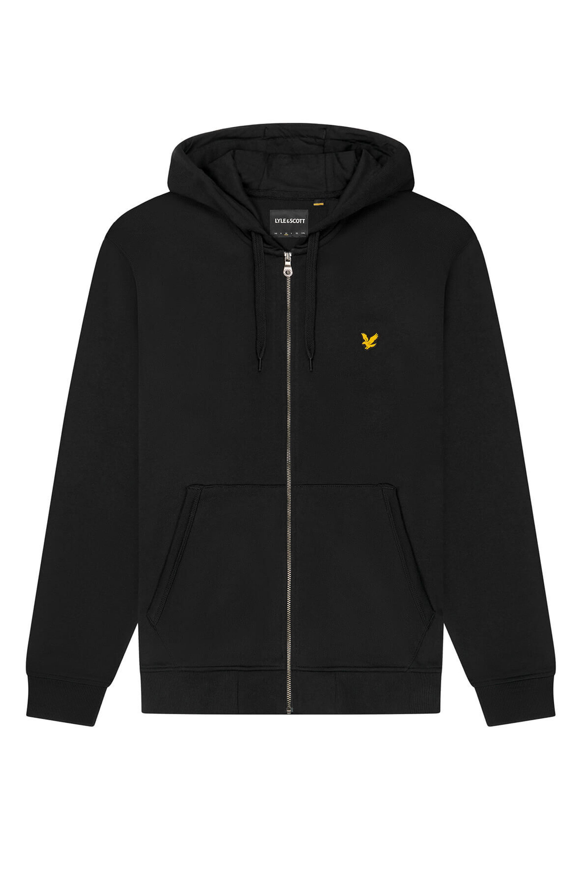 LYLE & SCOTT Black Zip Through Hoodie | BadRhino 2