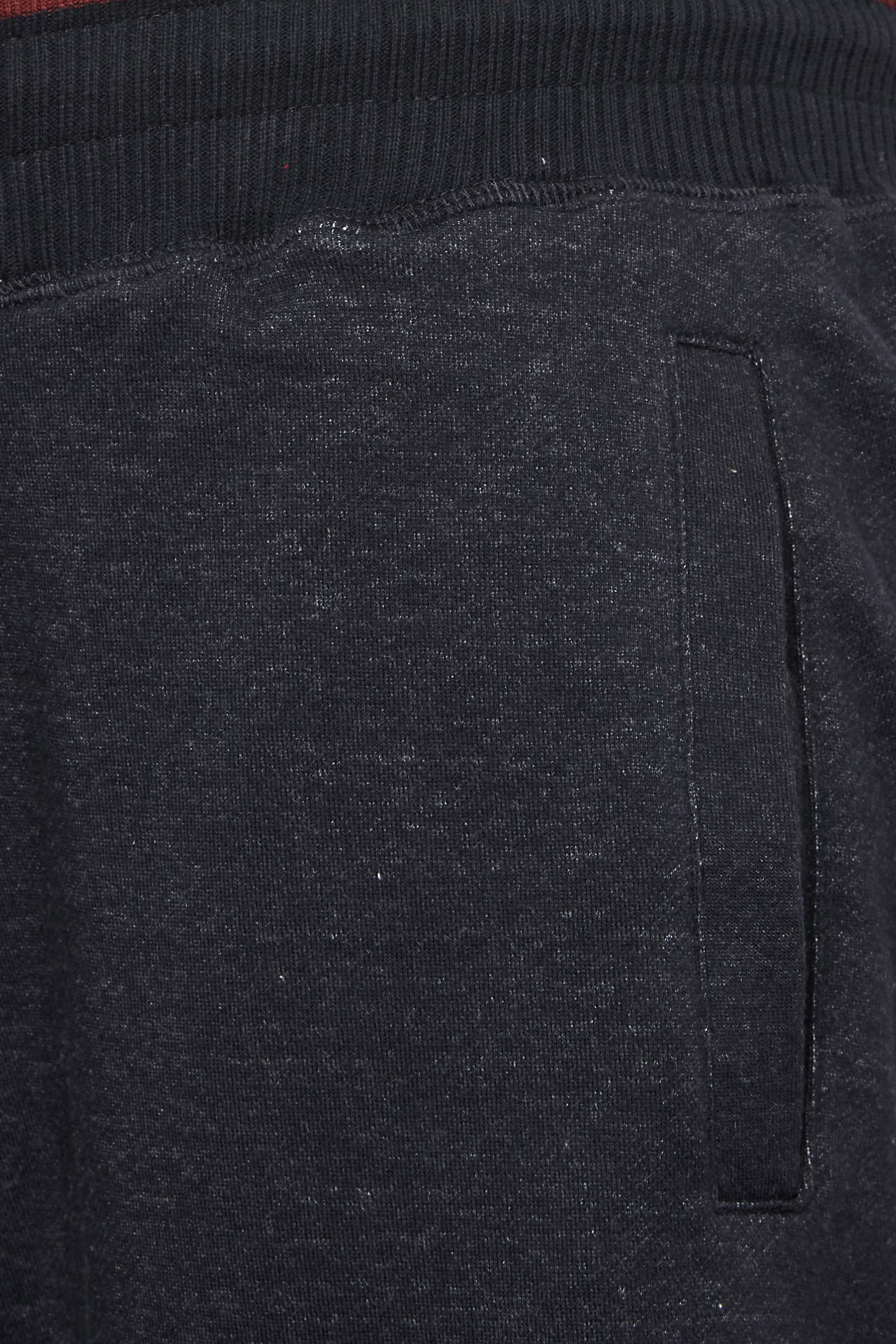 D555 Big & Tall Blue Elasticated Waist Tipped Shorts | BadRhino 3