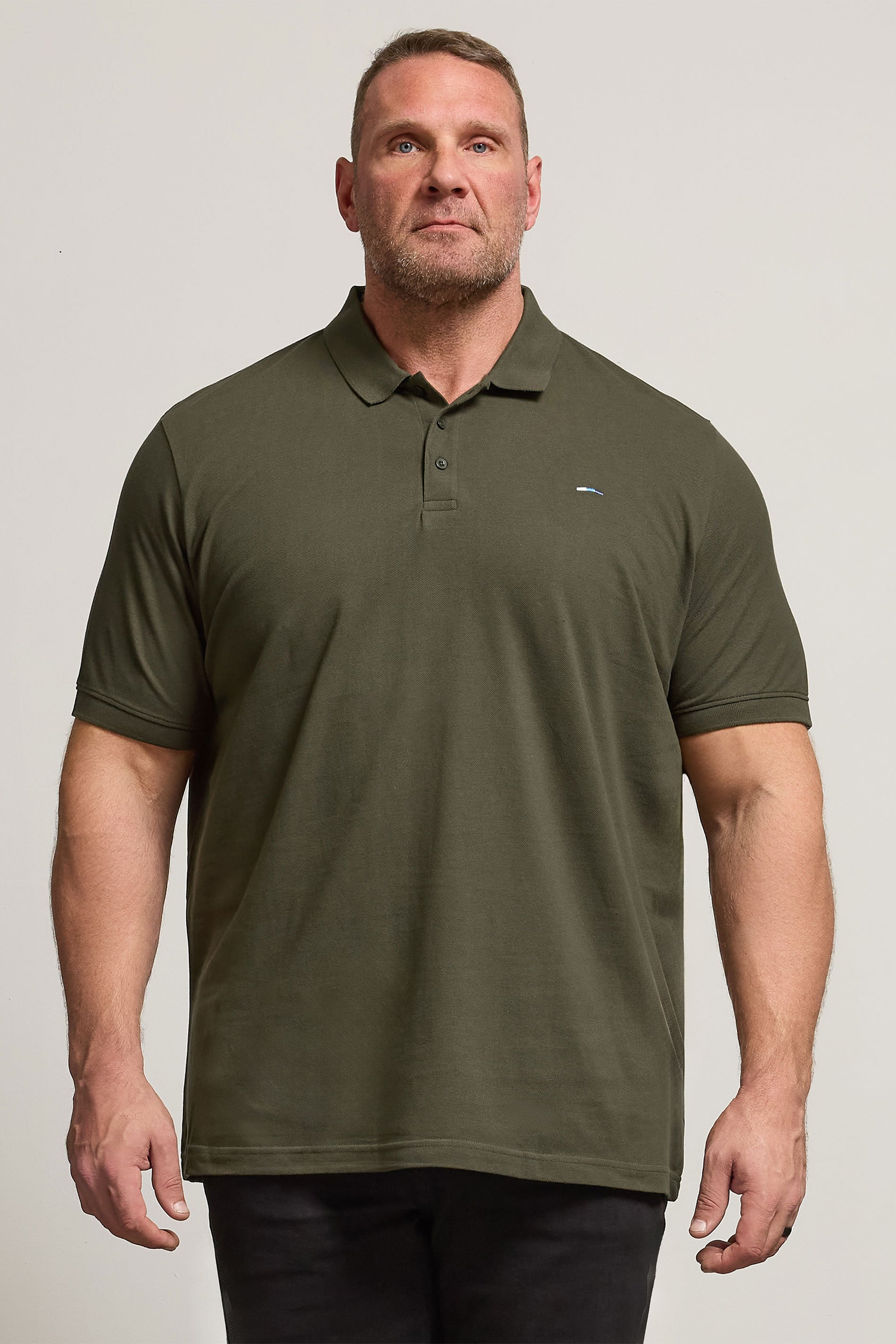 BadRhino Khaki Green Essential Polo Shirt | BadRhino 1