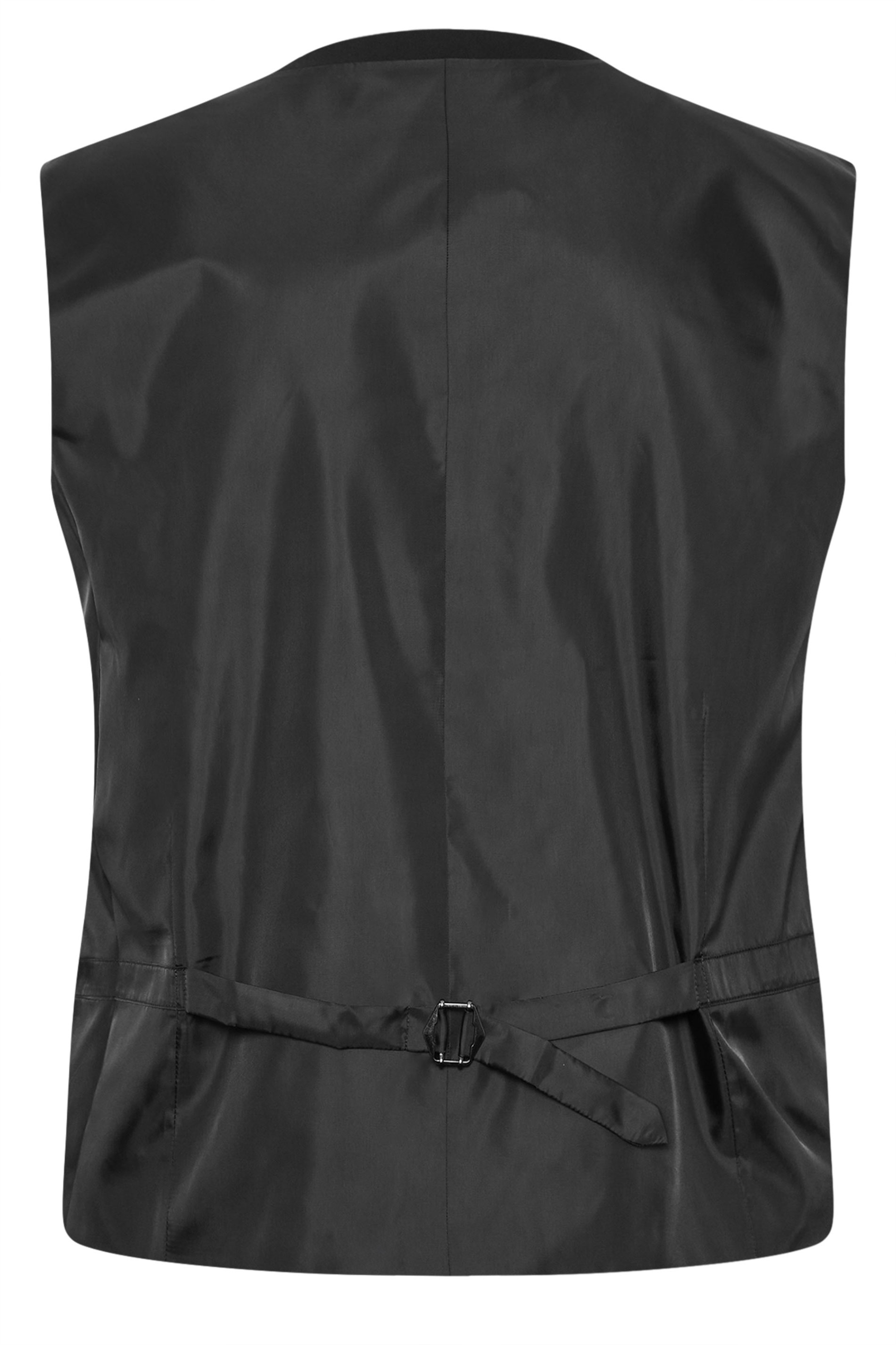 BadRhino Tailoring Big & Tall Stone Linen Suit Waistcoat | BadRhino 5