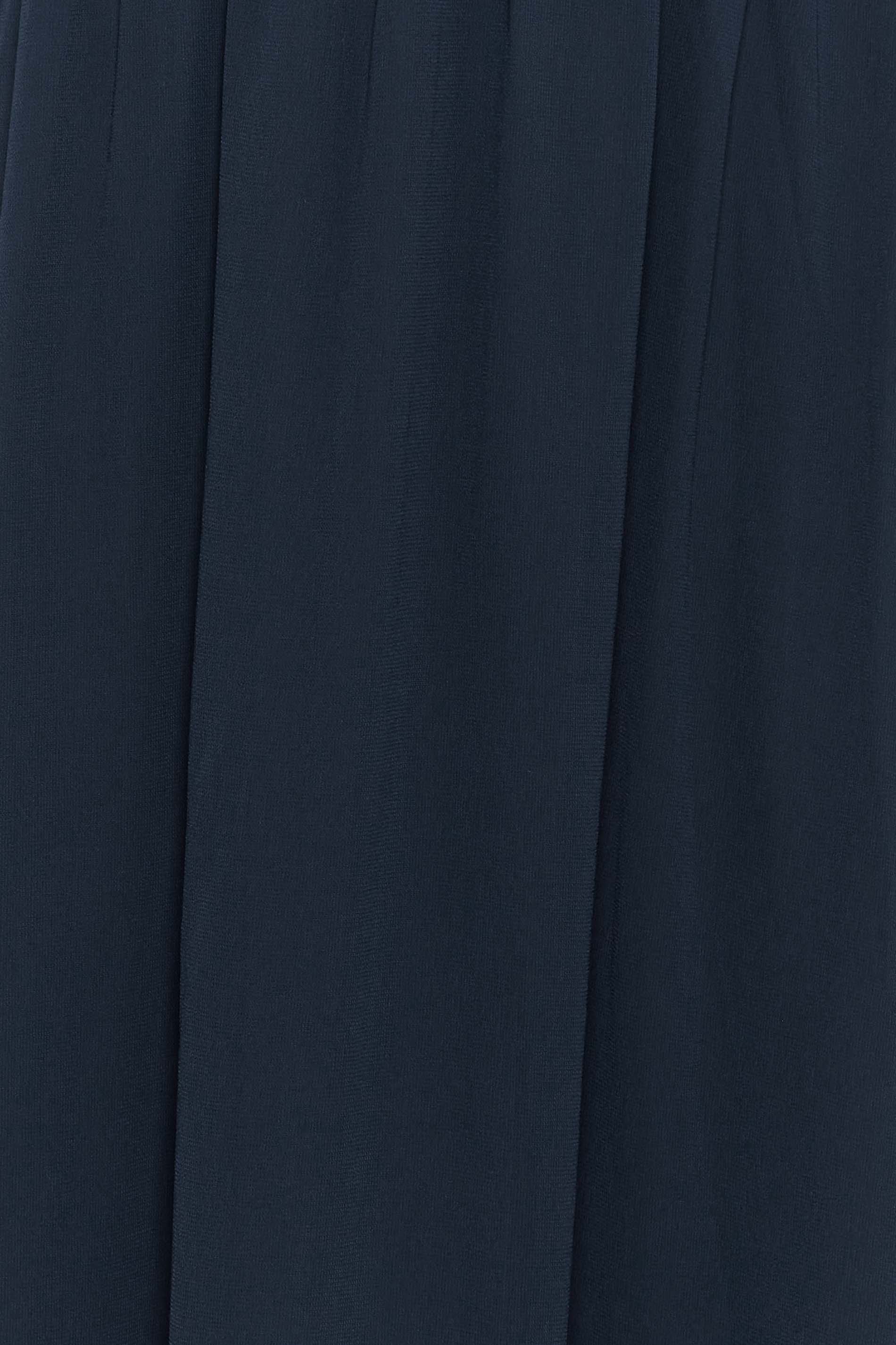 LTS Tall Women's Navy Blue Ruffle Maxi Dress | Long Tall Sally  5