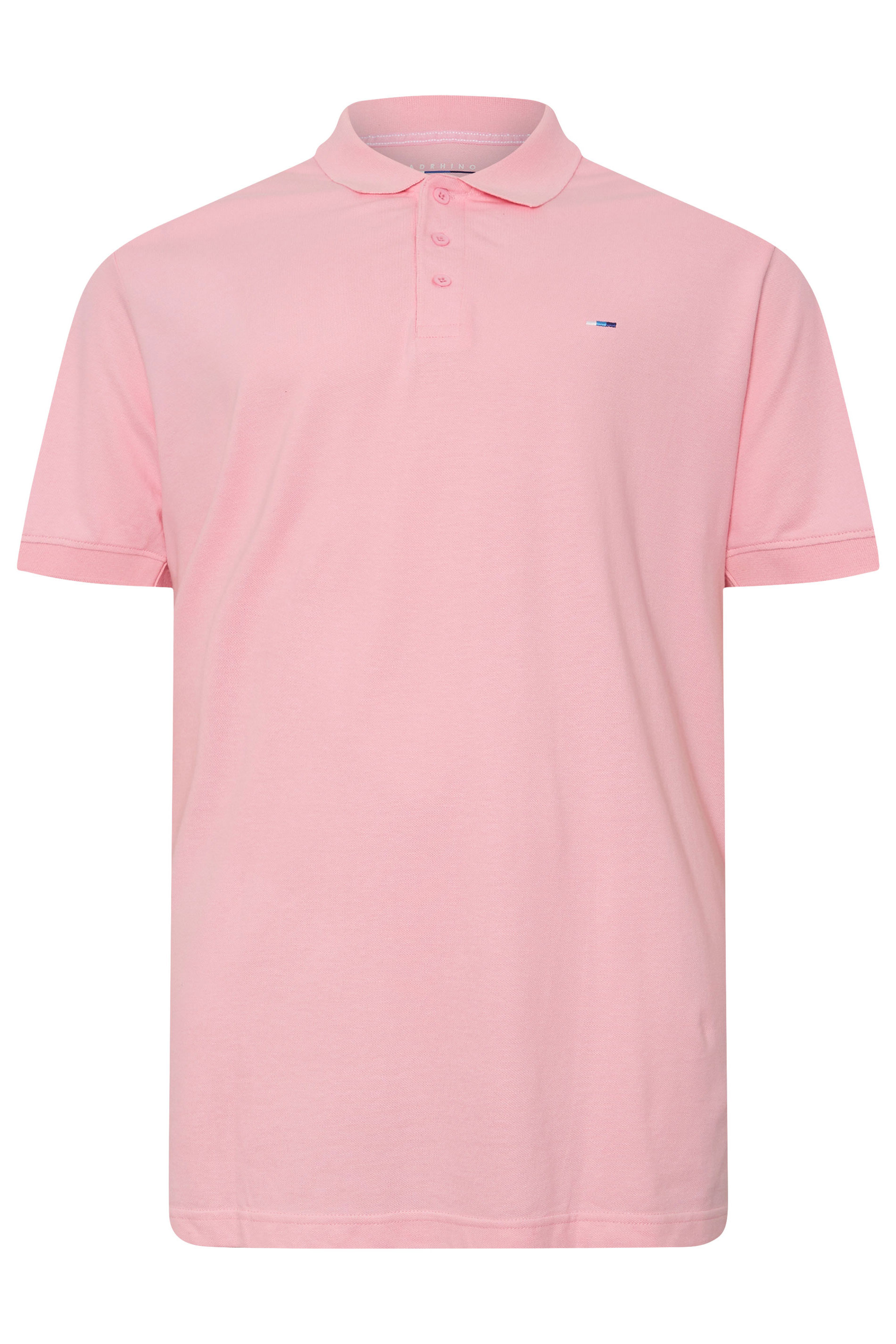 BadRhino Big & Tall Pink Polo Shirt | BadRhino 7