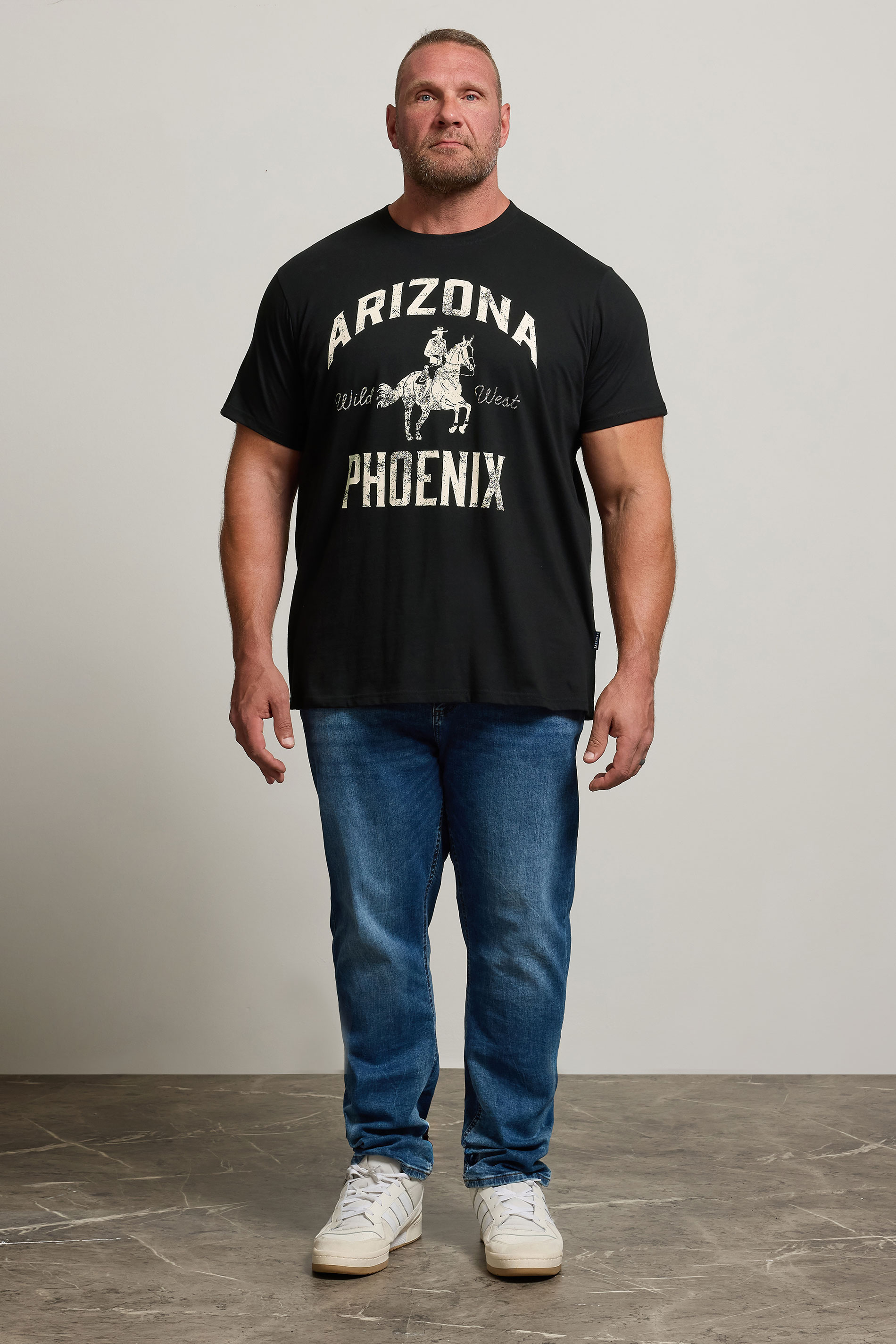 BadRhino Big & Tall Black 'Arizona Phoenix' Graphic T-Shirt | BadRhino 2