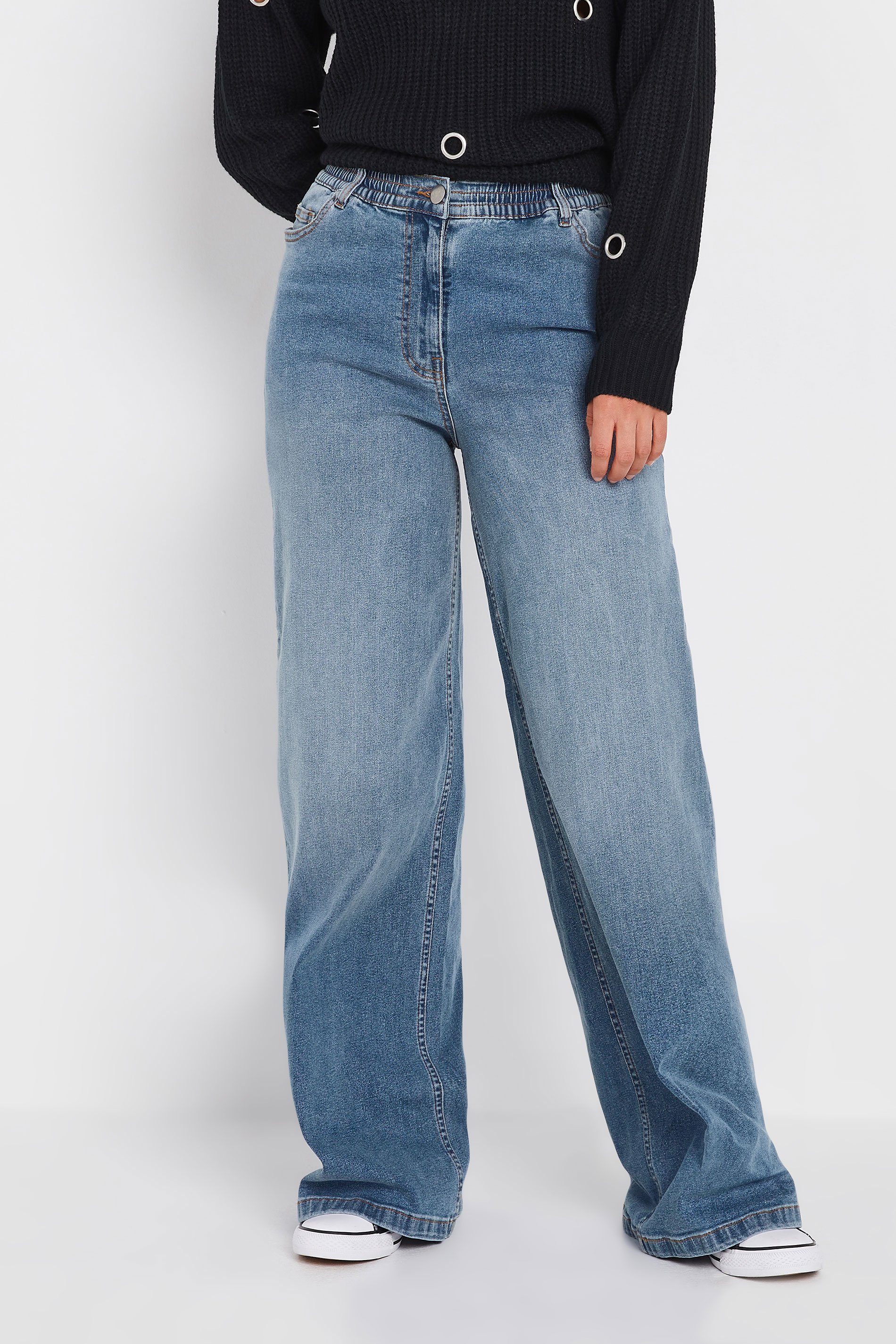 LTS Tall Light Blue Slouch Jeans | Long Tall Sally 2