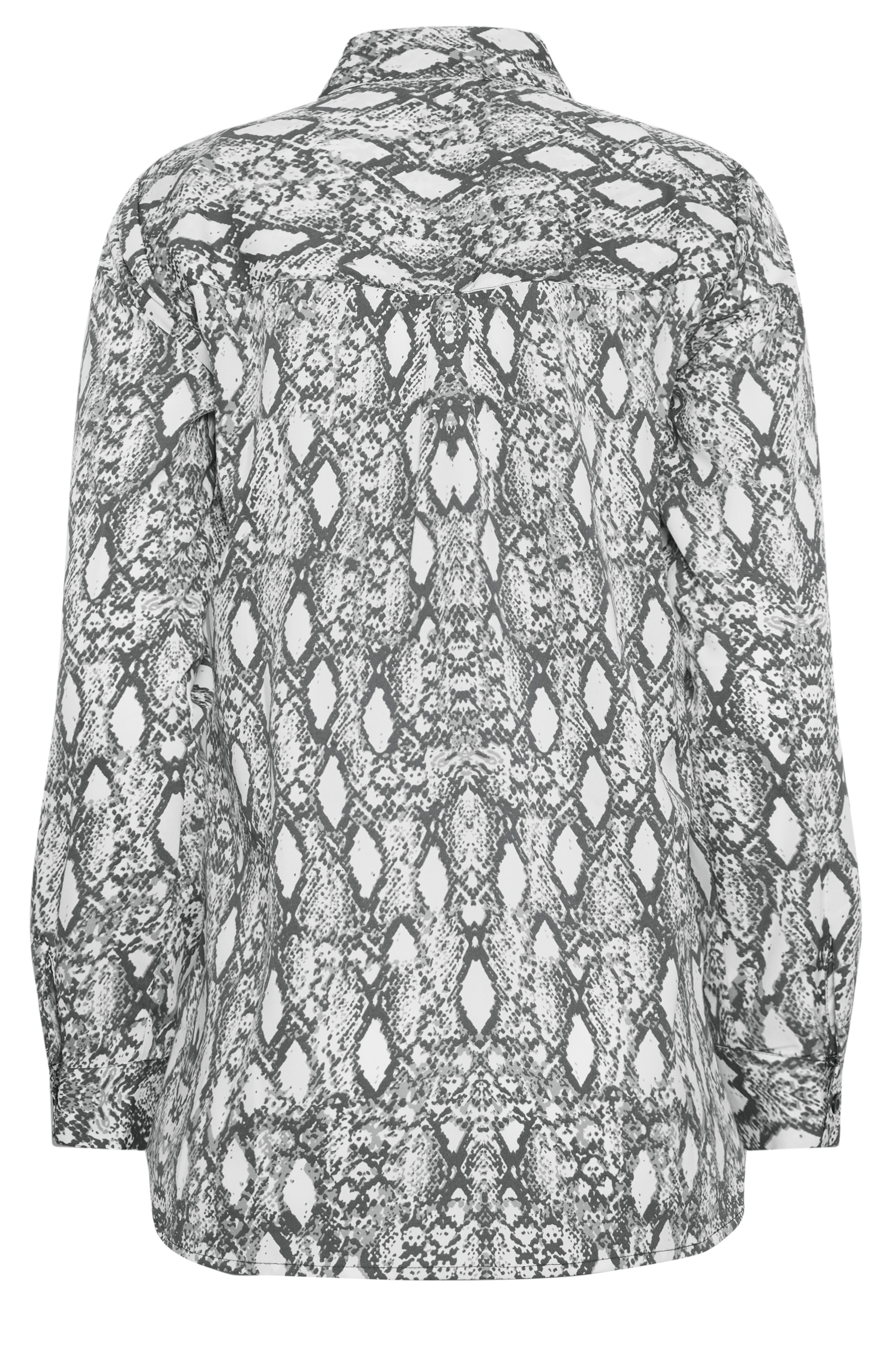 LTS Tall Grey Snake Print Shirt | Long Tall Sally  7