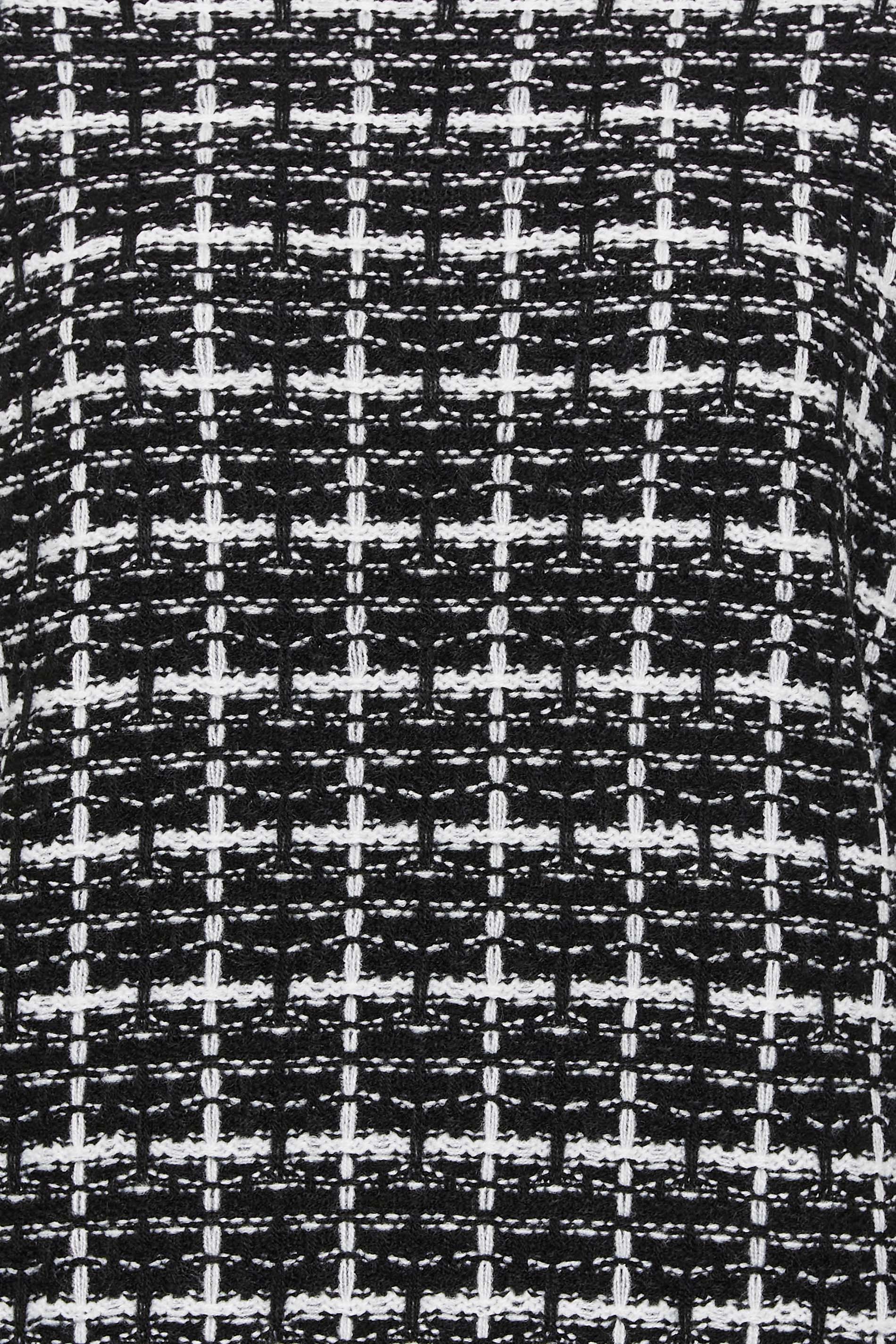 LTS Tall Womens Black & White Boucle Jumper | Long Tall Sally 5