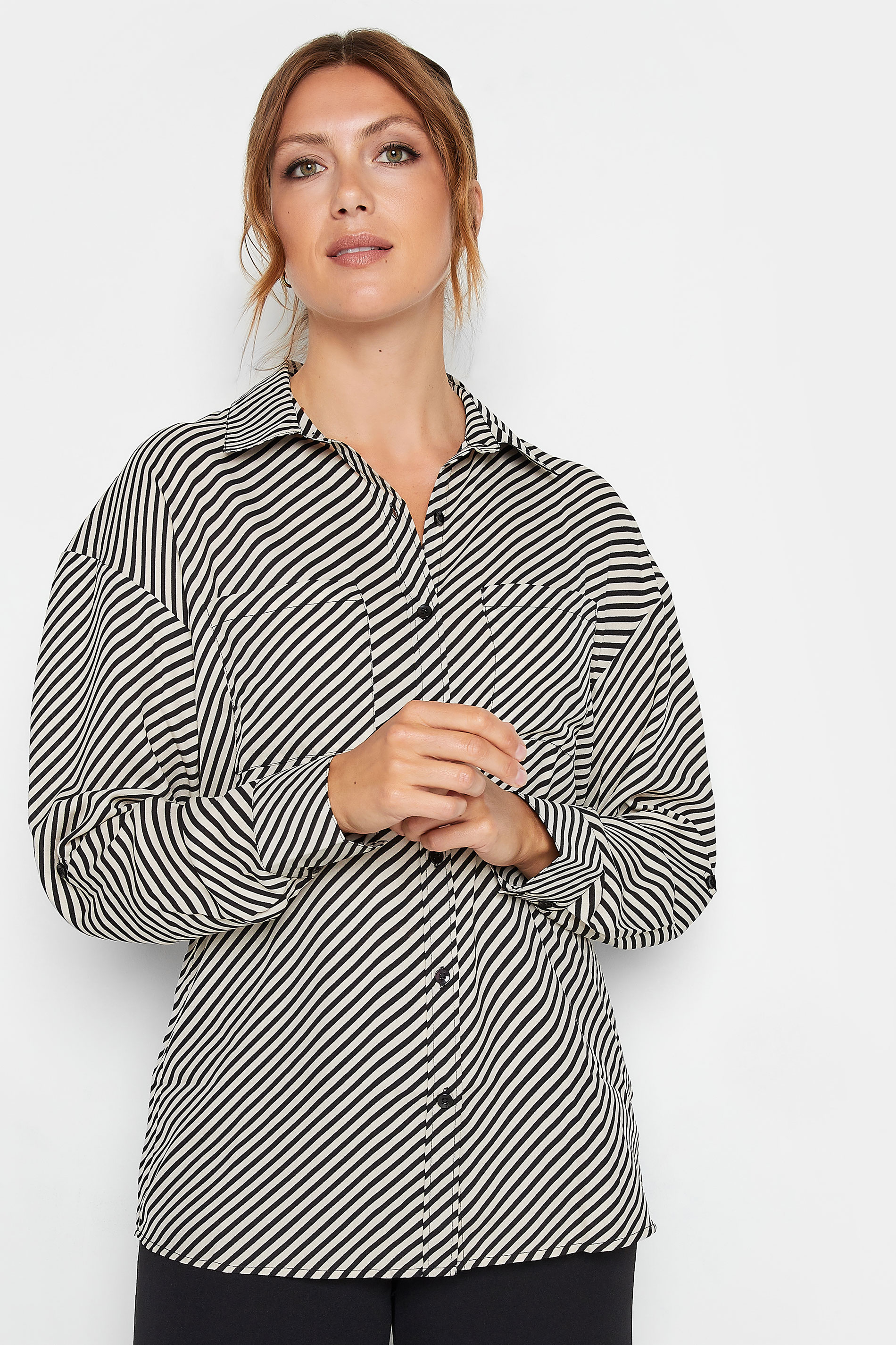 LTS Tall Black Stripe Shirt | Long Tall Sally  4