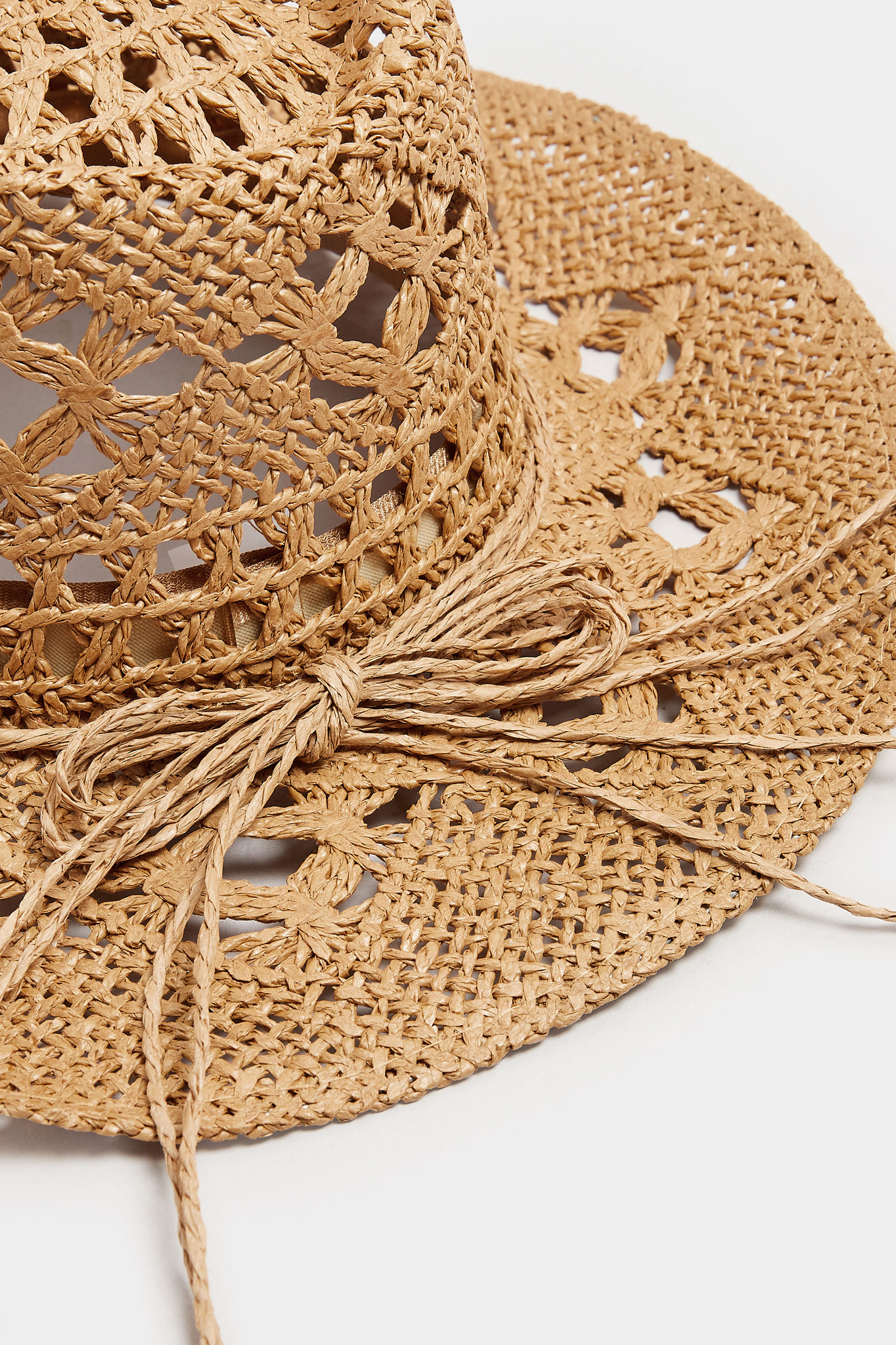 Brown Straw Cowboy Hat | Yours Clothing 3